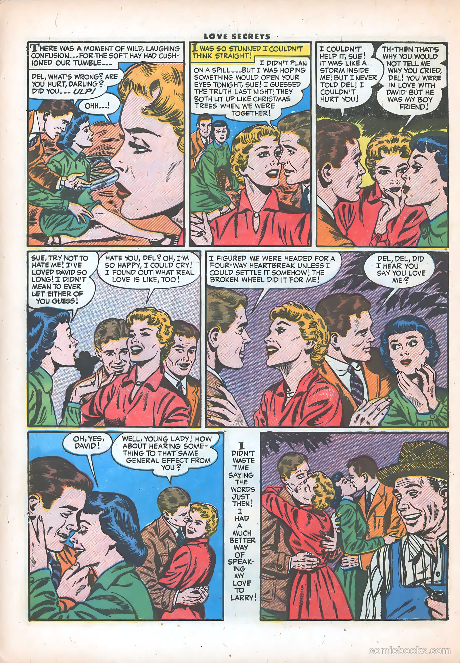 Love Secrets #56 (1956) — page 32 of 37