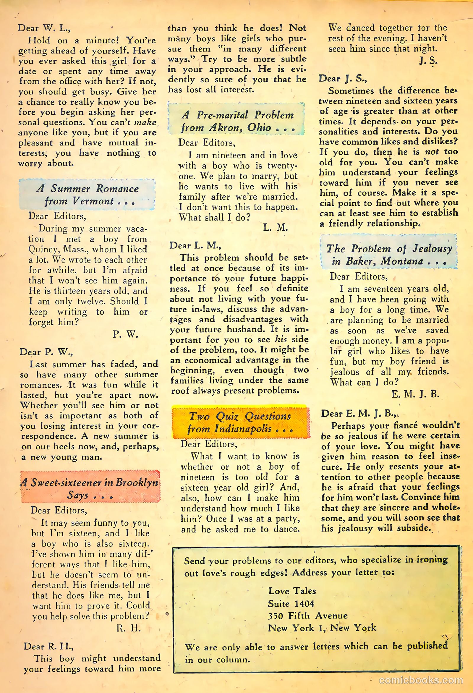 Love Tales #10 (1949) — page 23 of 30