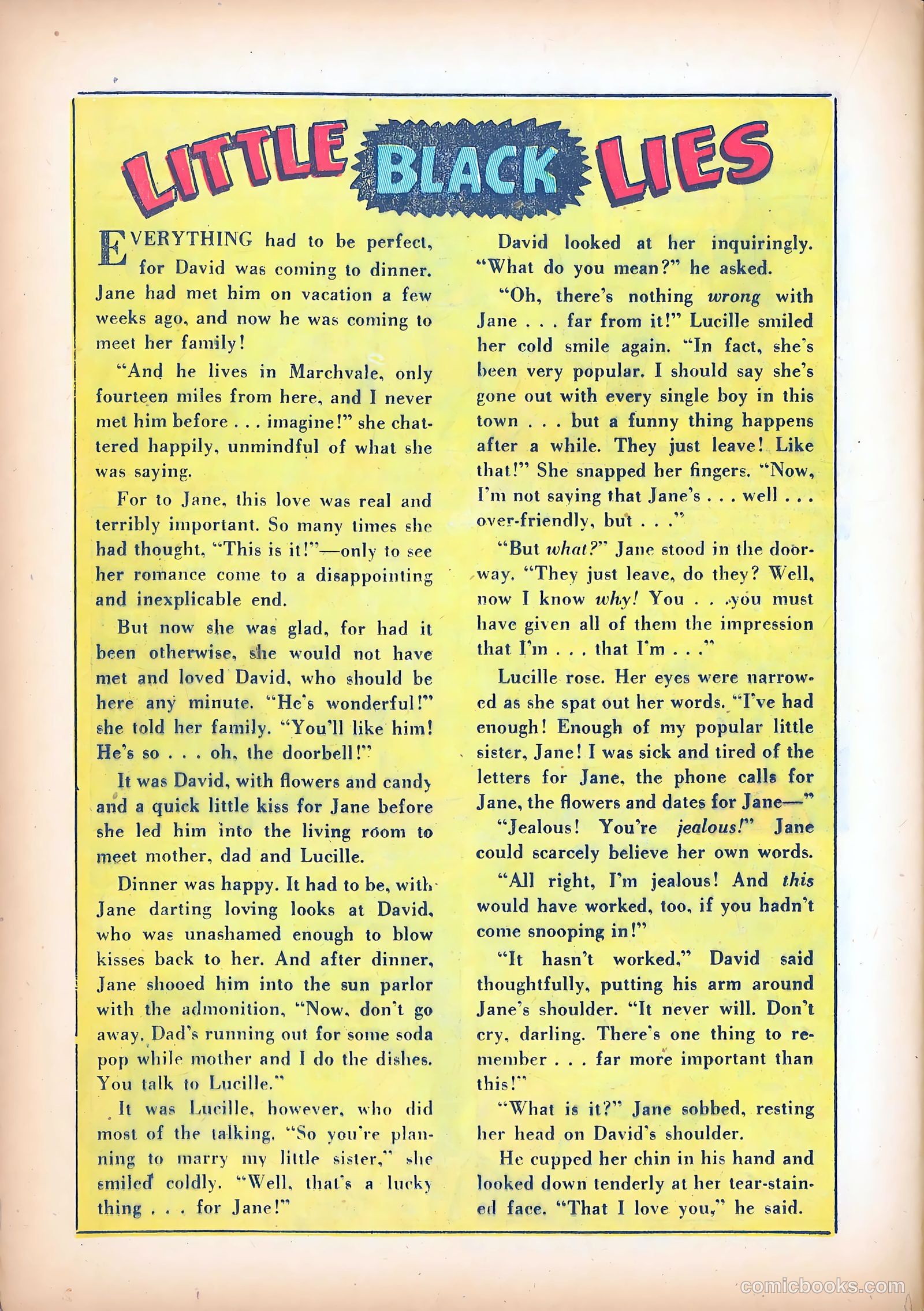 Lovelorn #3 (1949) — page 34 of 52