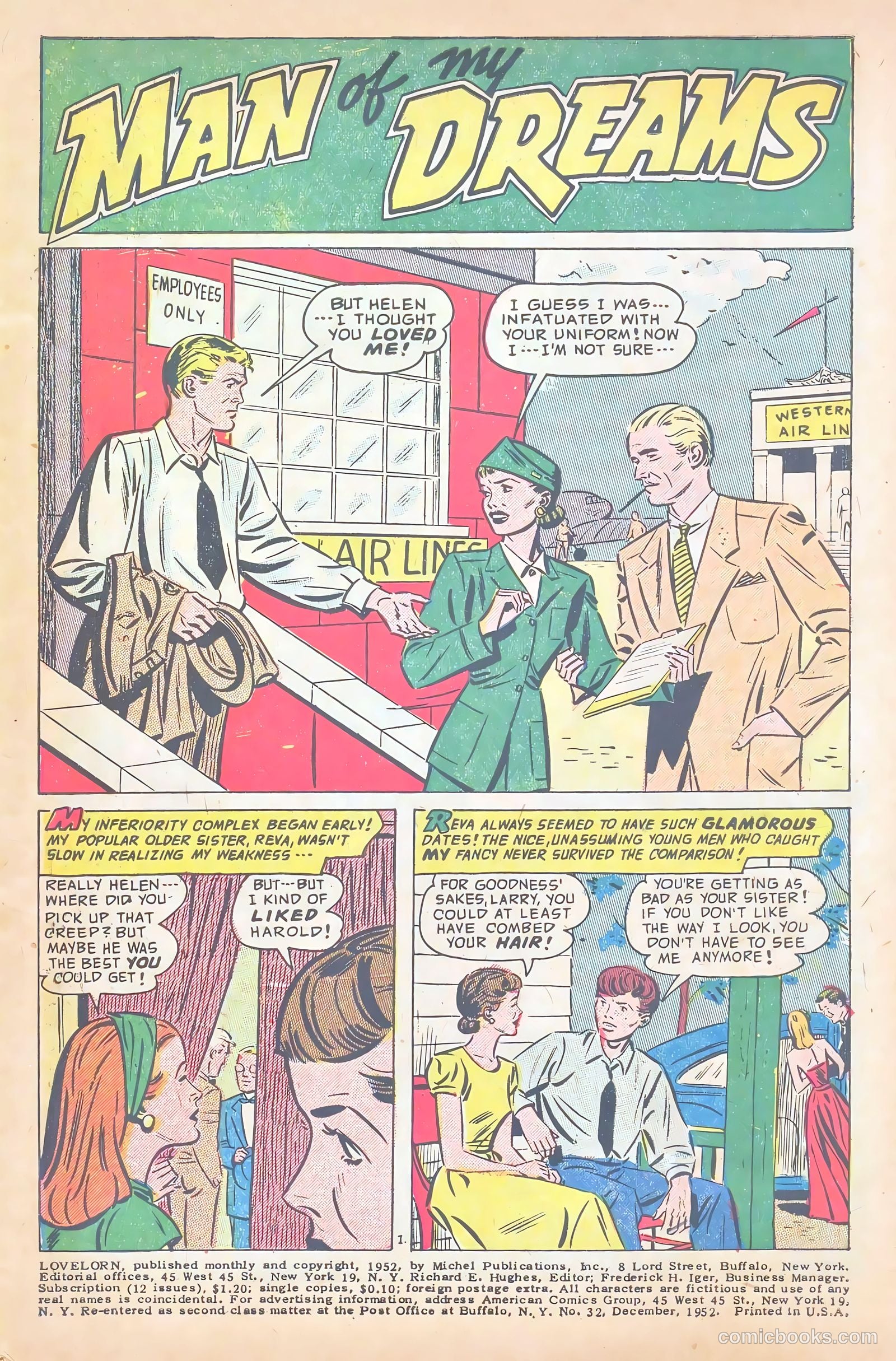 Lovelorn #32 (1952) — page 3 of 36