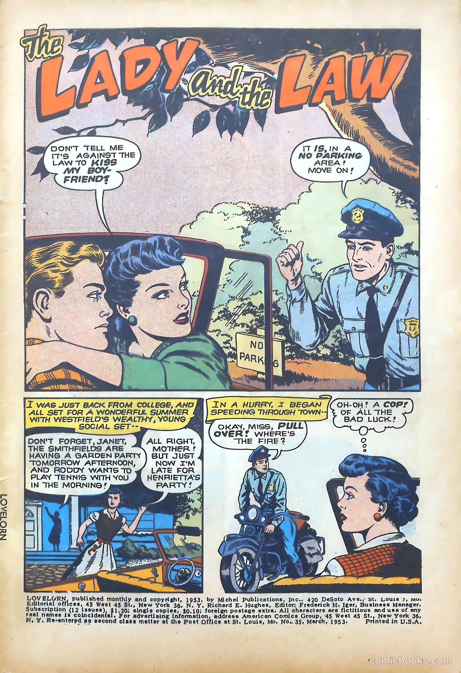 Lovelorn #35 (1953) — page 3 of 36