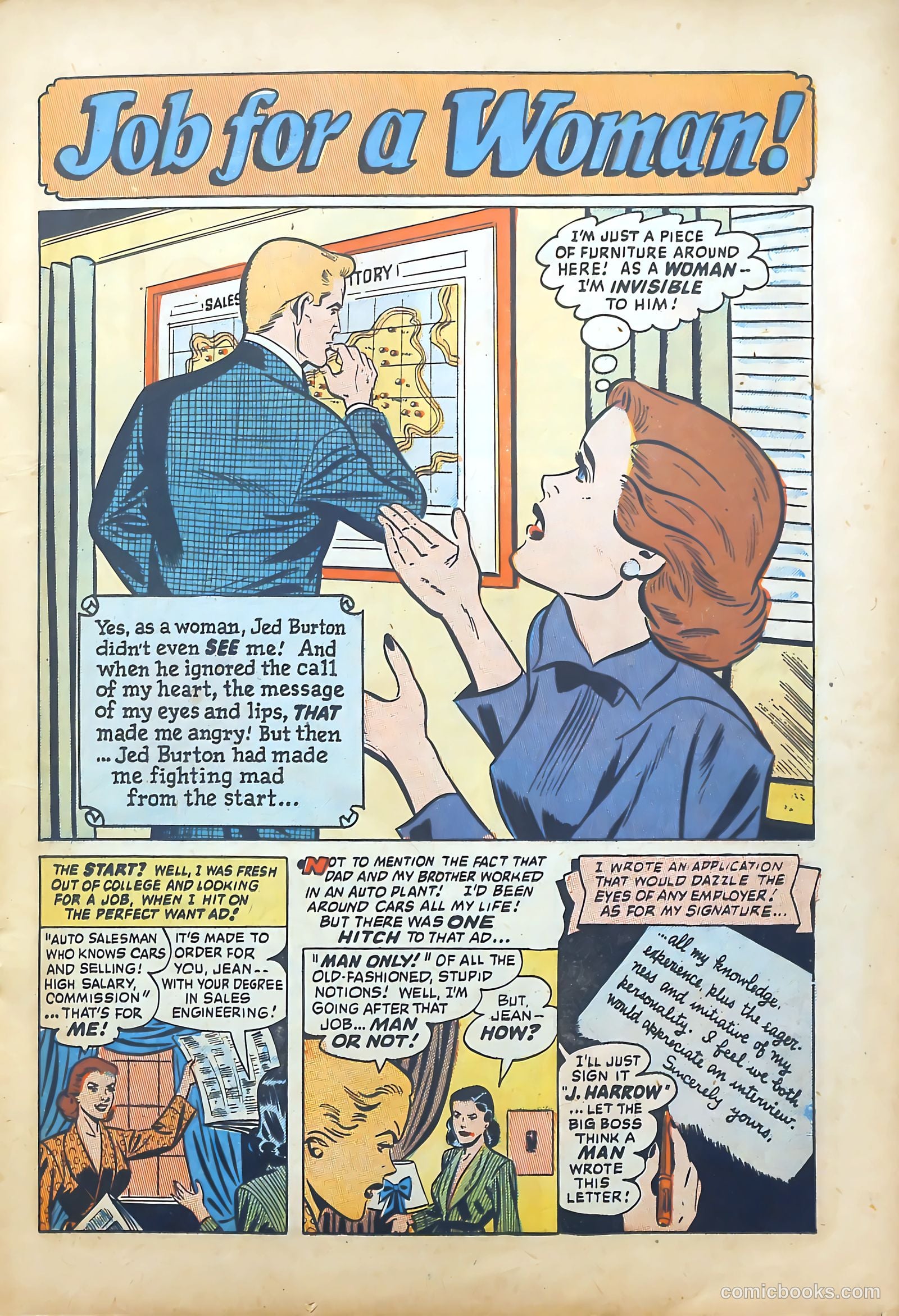 Lovelorn #35 (1953) — page 17 of 36