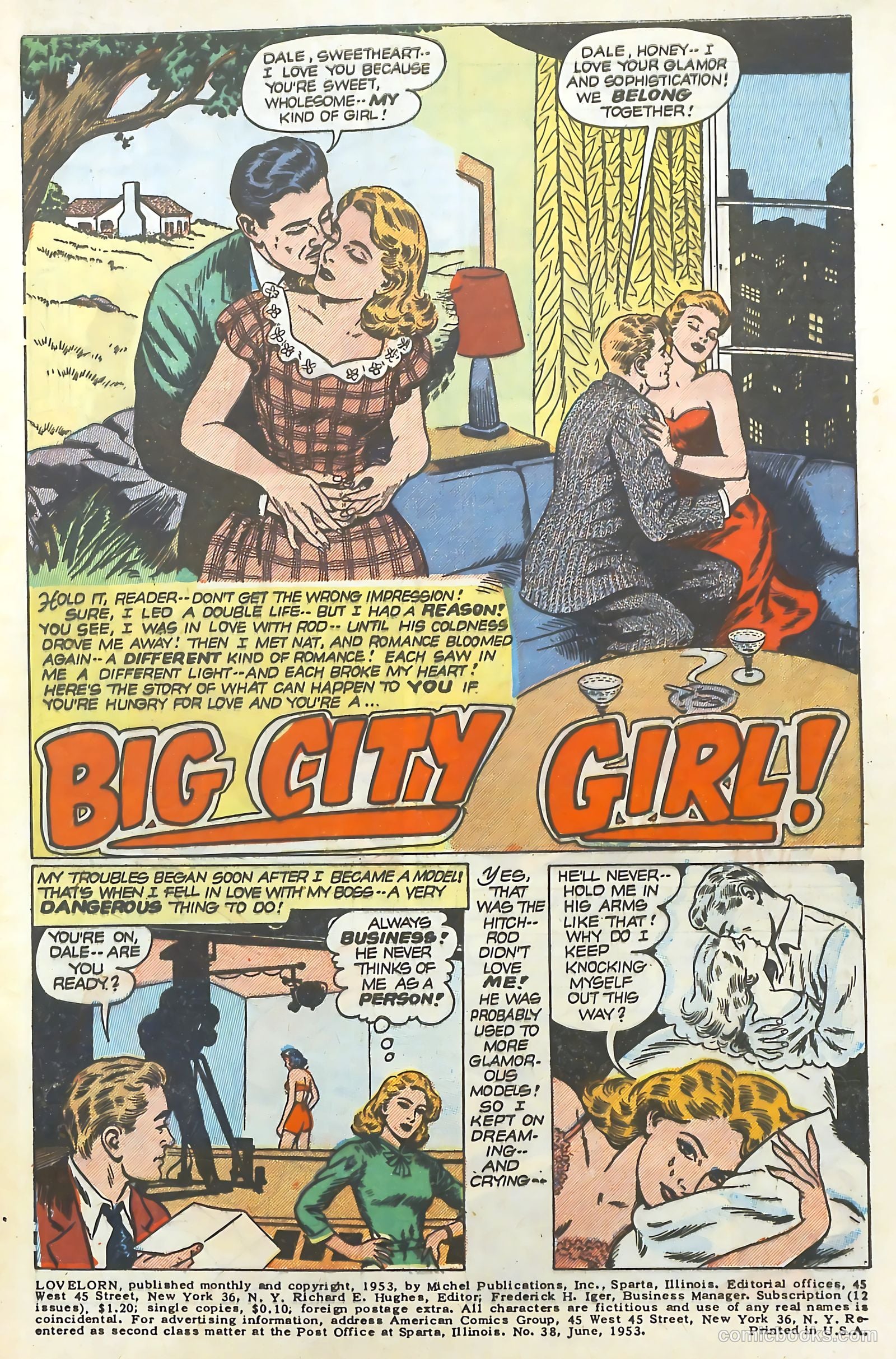 Lovelorn #38 (1953) — page 3 of 36