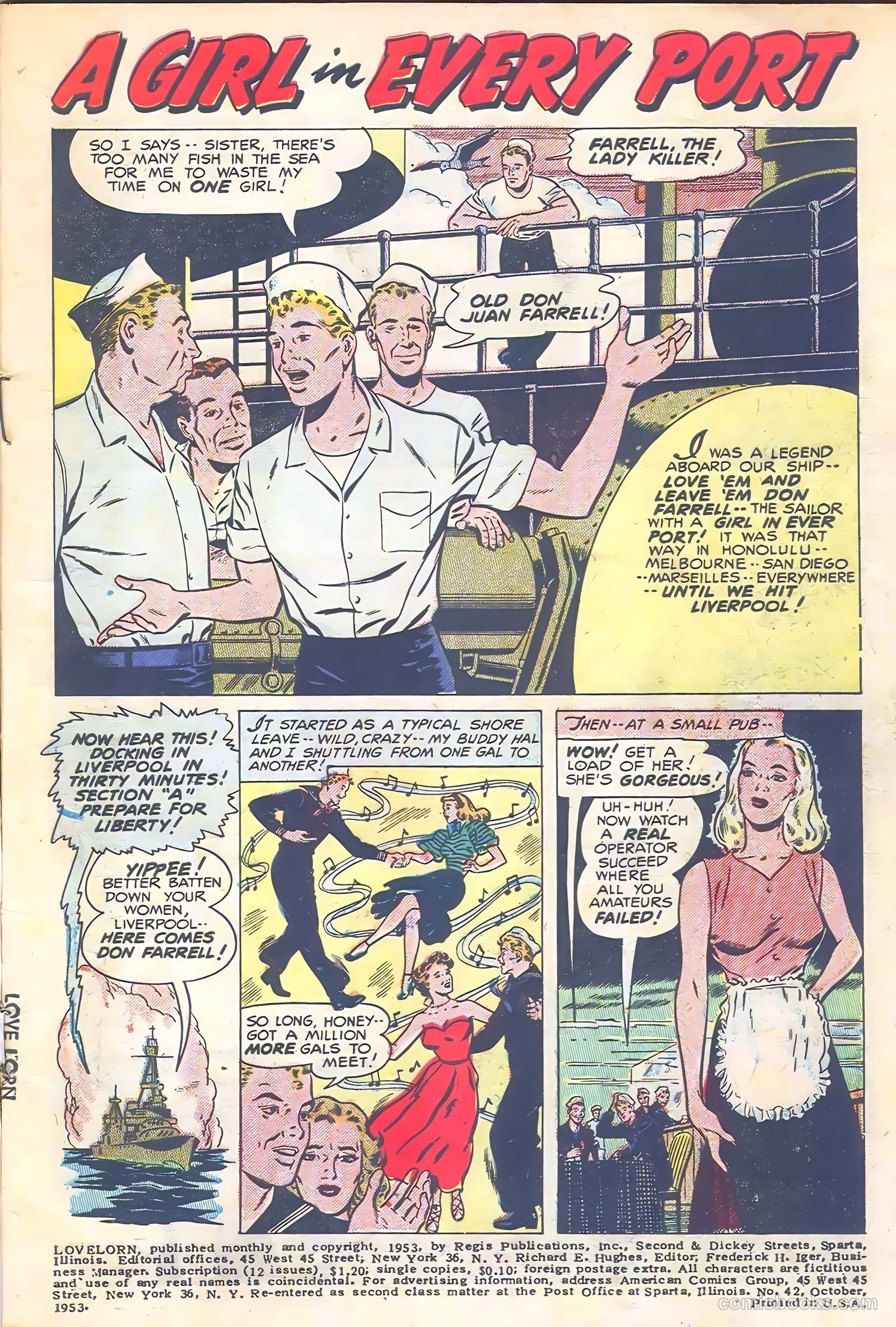 Lovelorn #42 (1953) — page 3 of 36
