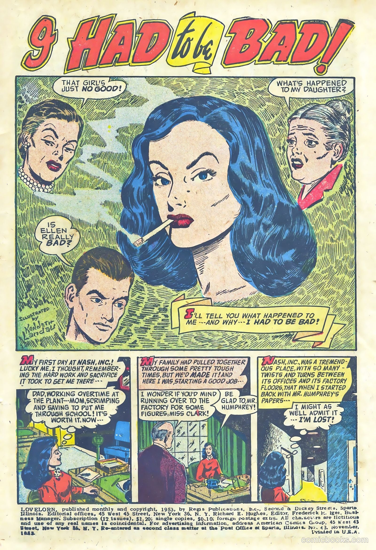 Lovelorn #43 (1953) — page 3 of 36