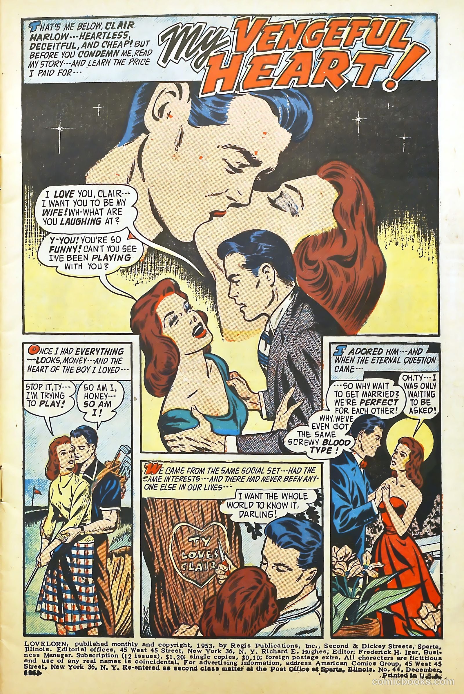 Lovelorn #44 (1953) — page 3 of 36