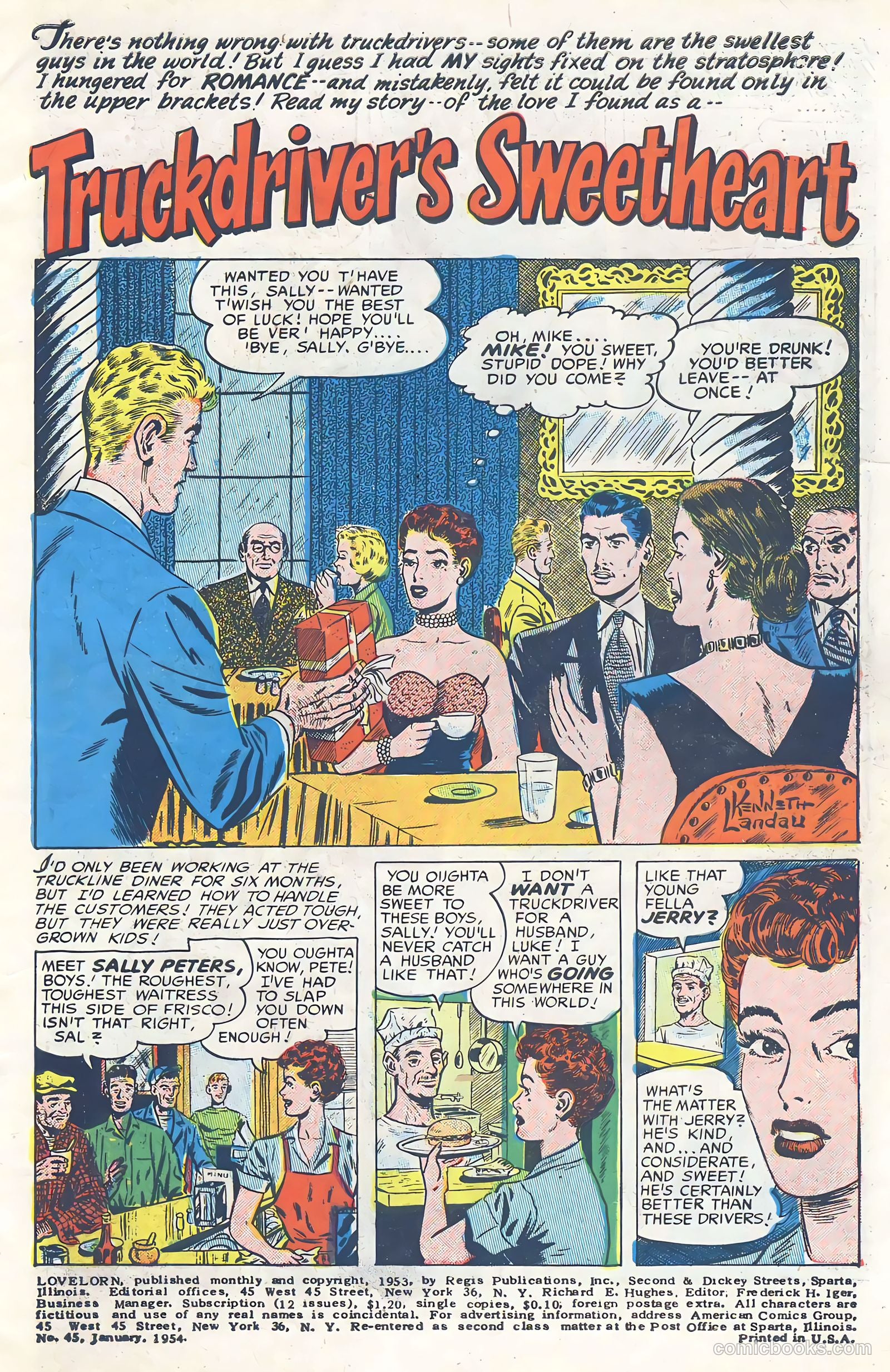 Lovelorn #45 (1954) — page 3 of 36