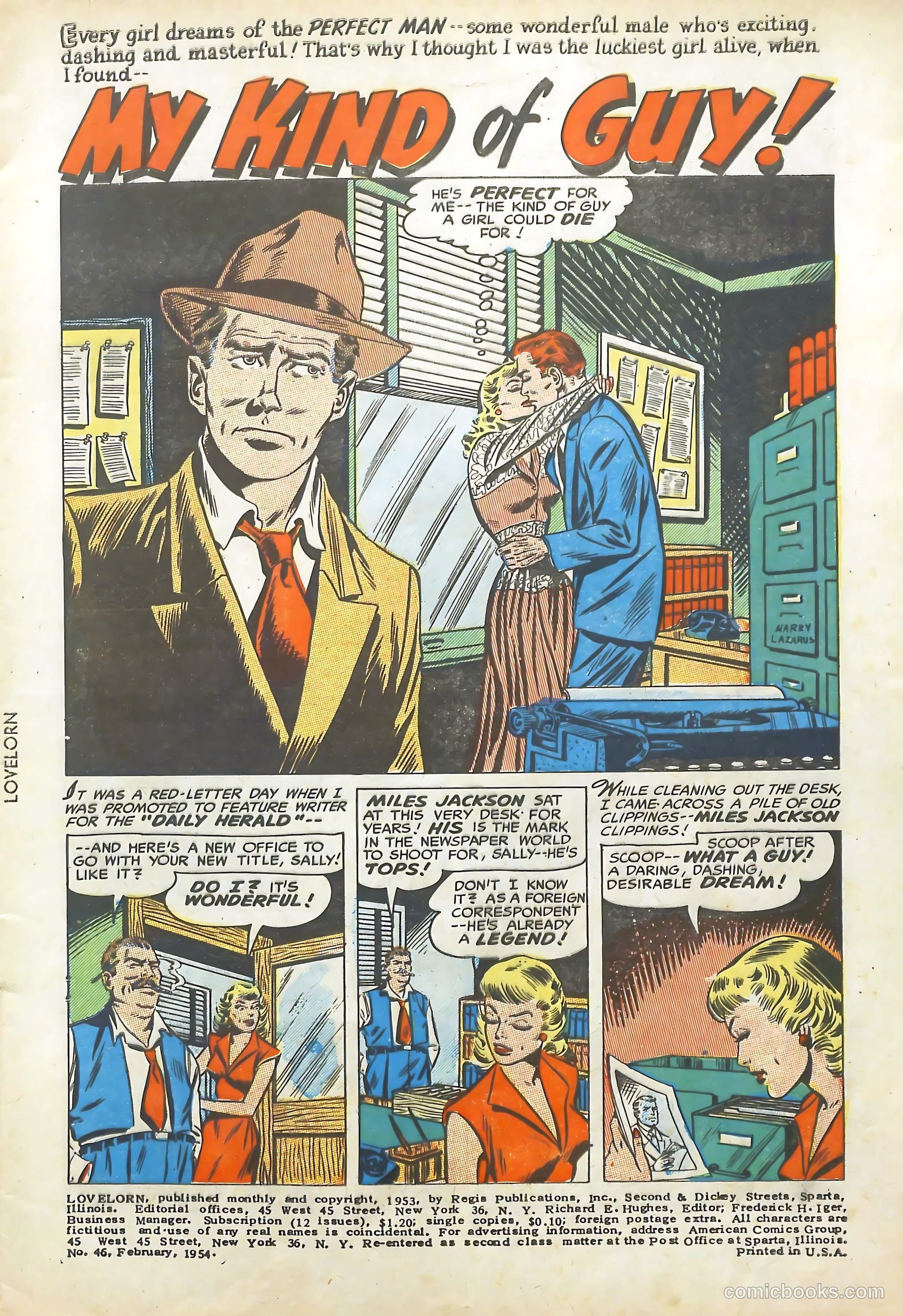 Lovelorn #46 (1954) — page 3 of 36
