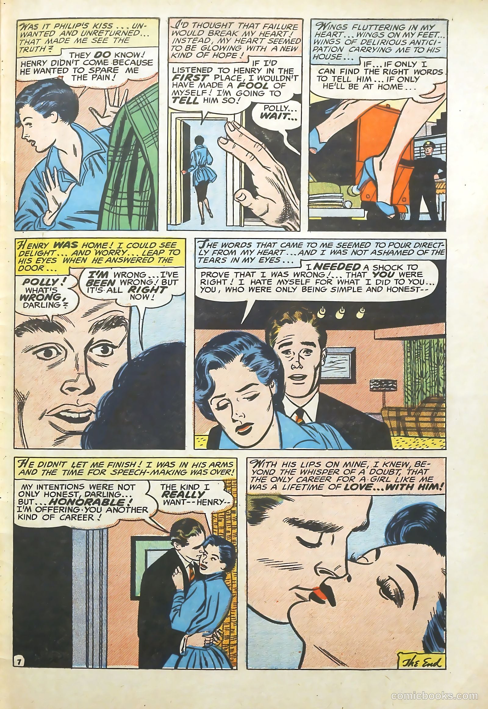 Lovelorn #46 (1954) — page 33 of 36