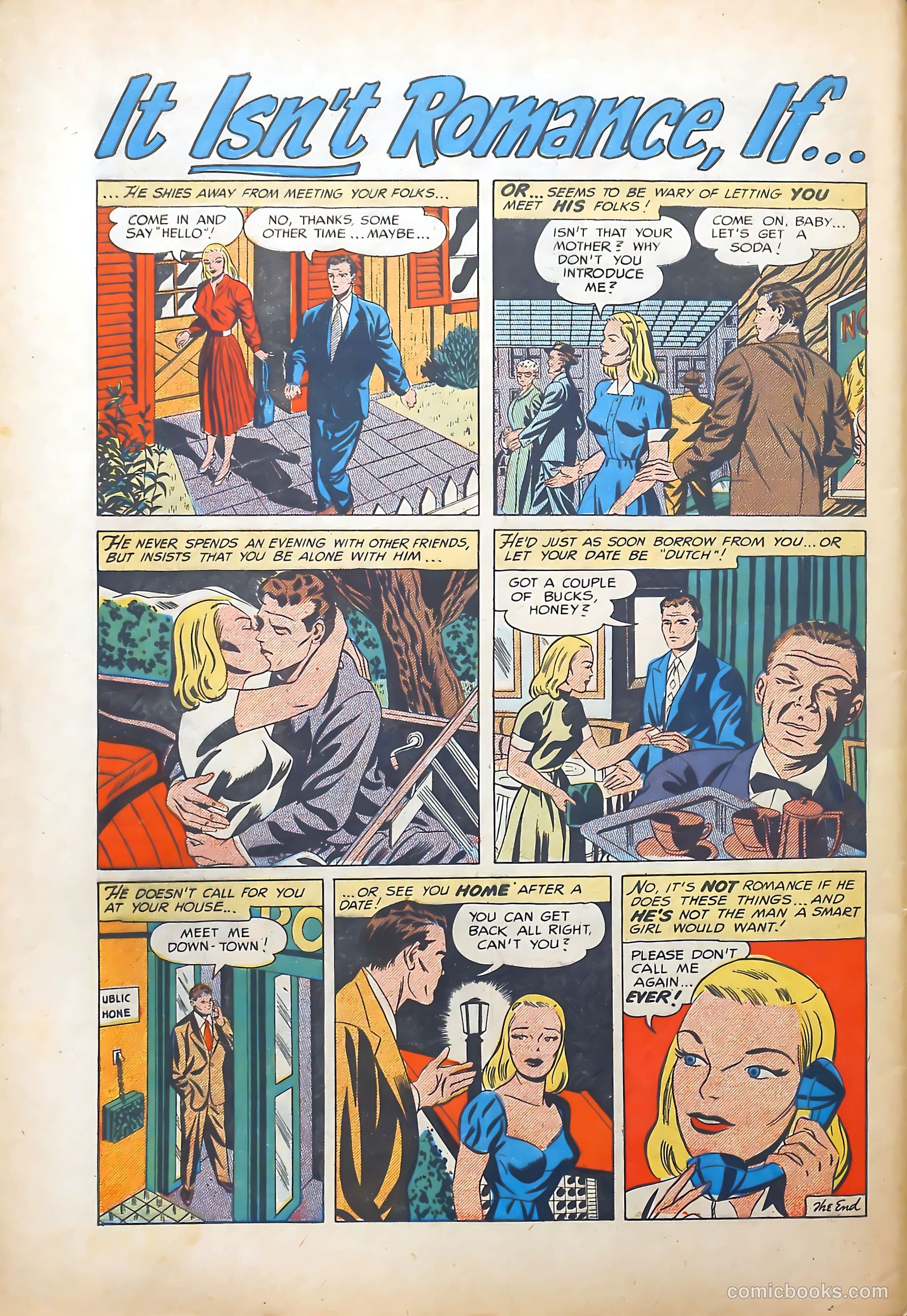 Lovelorn #47 (1954) — page 32 of 36