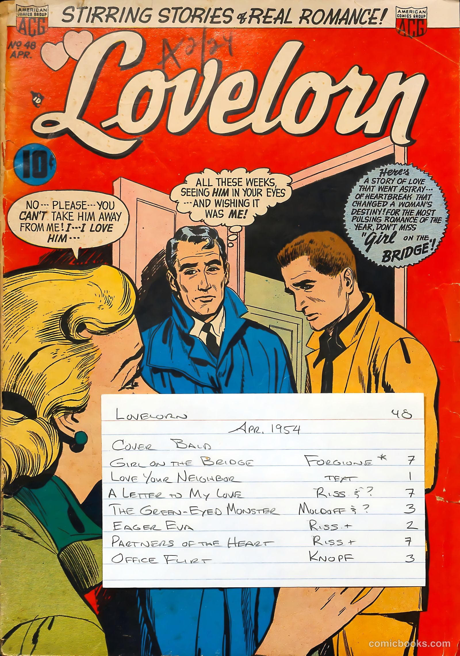 Lovelorn #48 (1954) — page 37 of 37