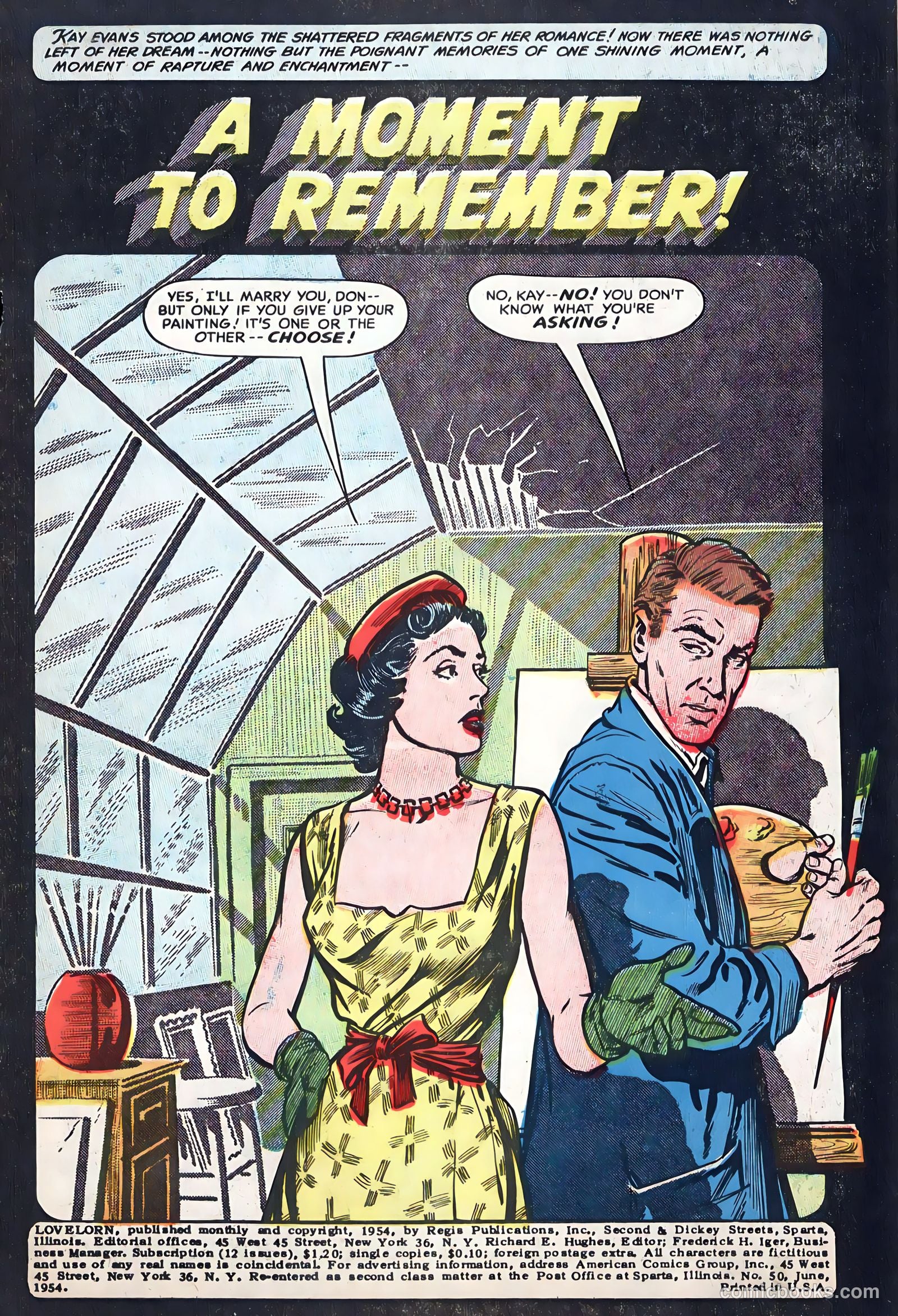 Lovelorn #50 (1954) — page 3 of 36