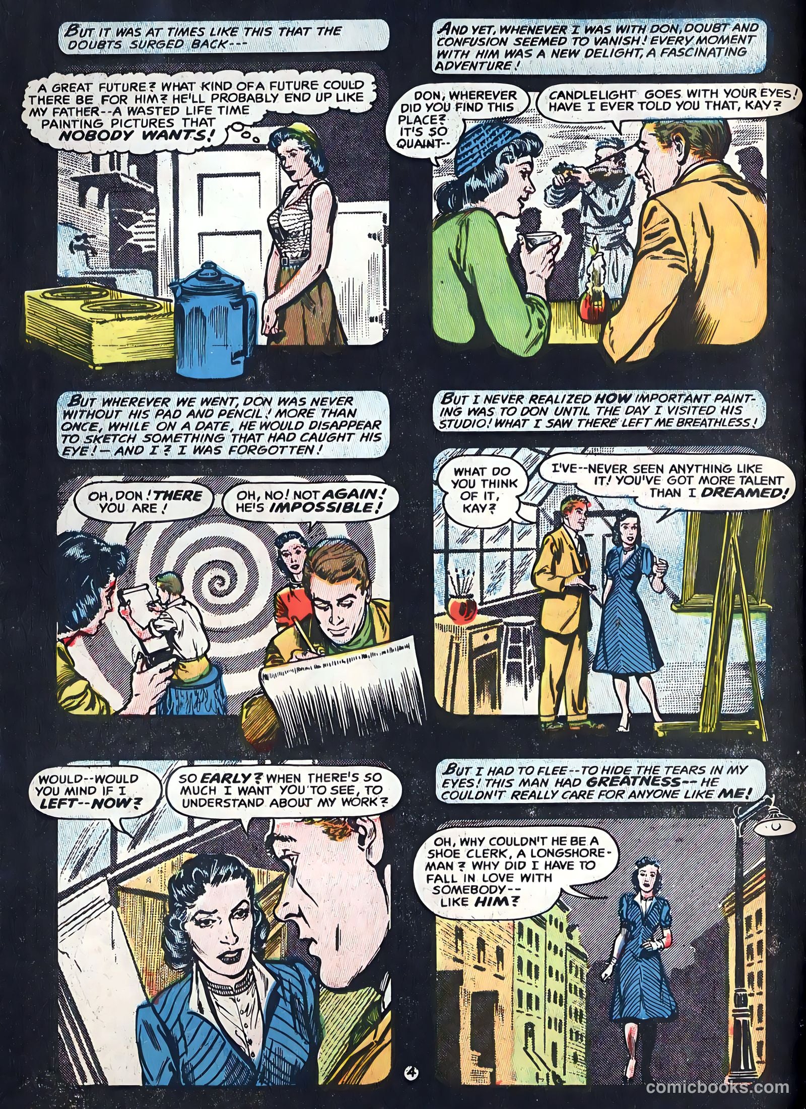 Lovelorn #50 (1954) — page 6 of 36