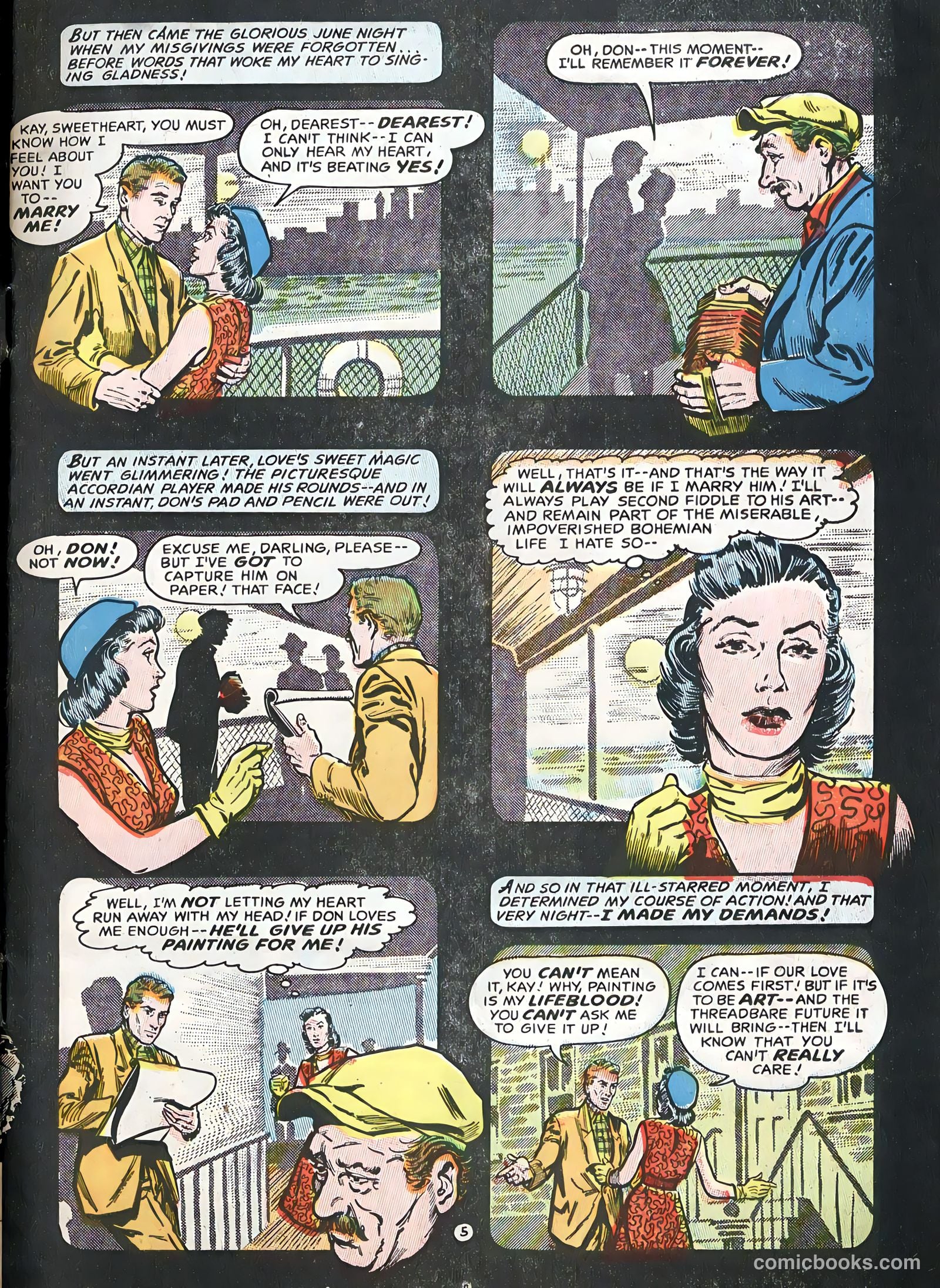 Lovelorn #50 (1954) — page 7 of 36