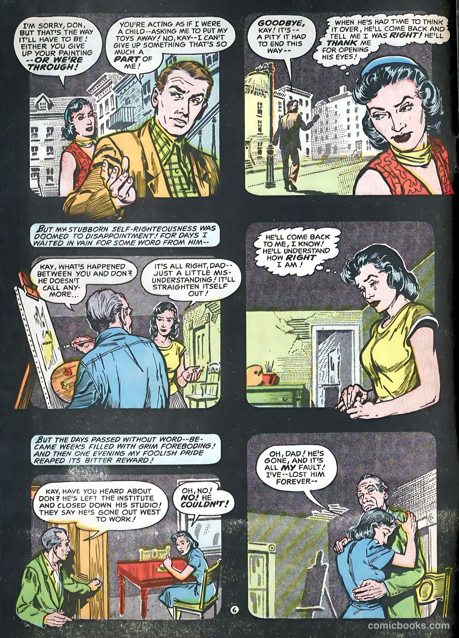 Lovelorn #50 (1954) — page 8 of 36