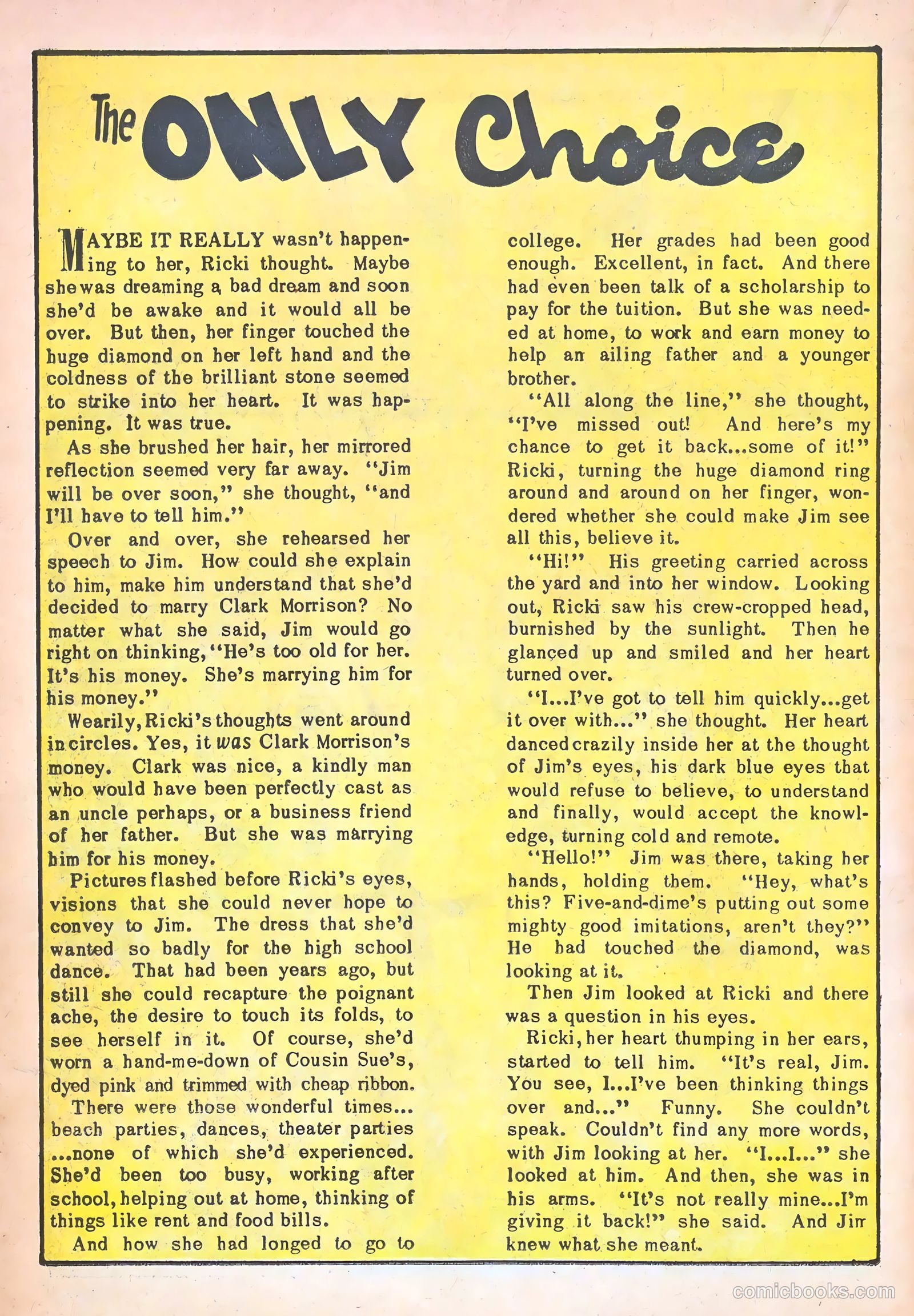 Lovelorn #51 (1954) — page 24 of 36