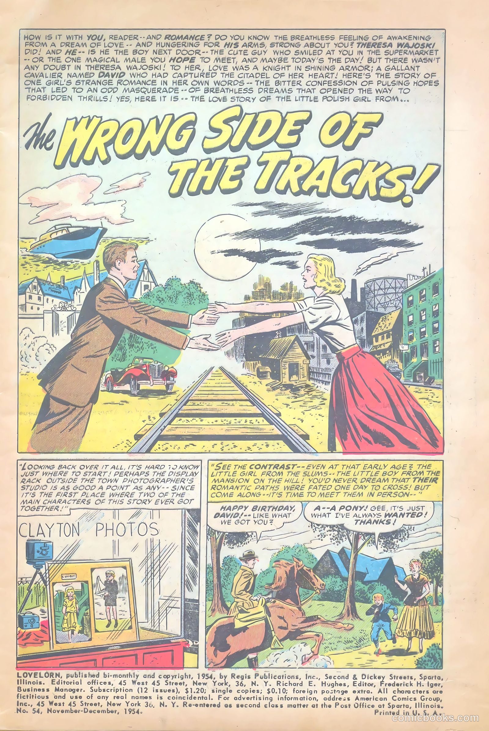 Lovelorn #54 (1954) — page 3 of 36
