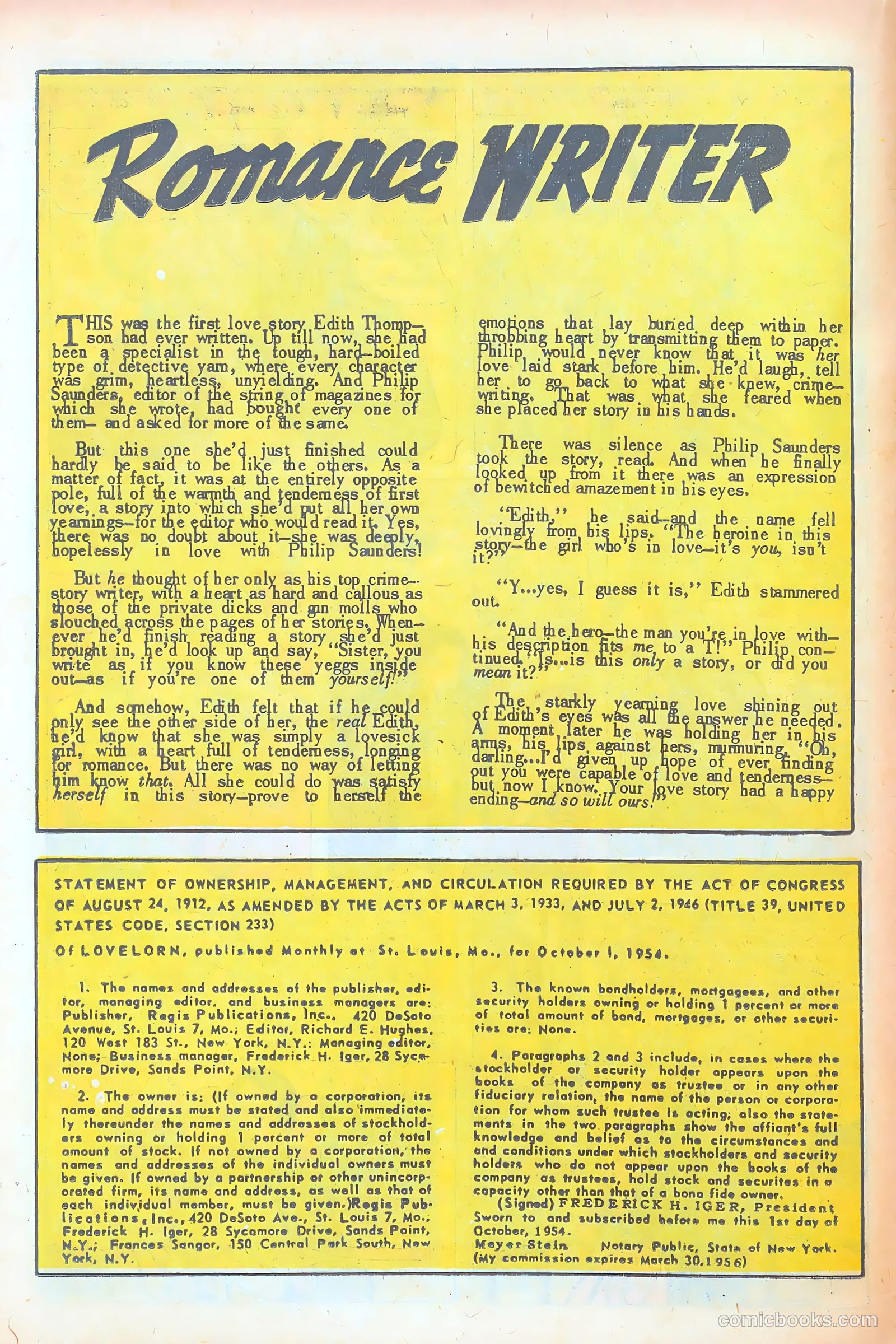 Lovelorn #56 (1955) — page 24 of 36