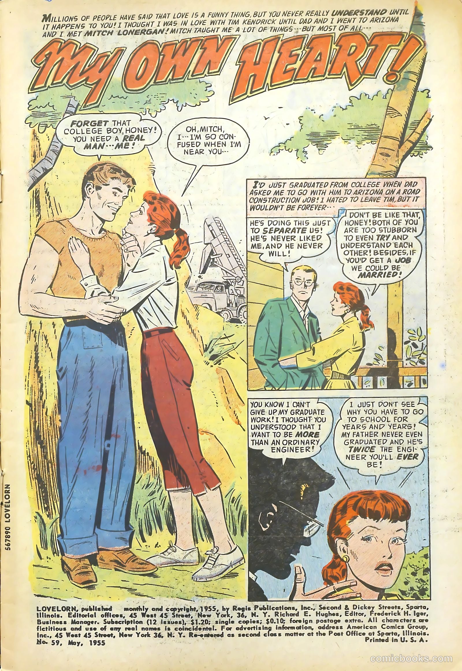 Lovelorn #59 (1955) — page 3 of 36