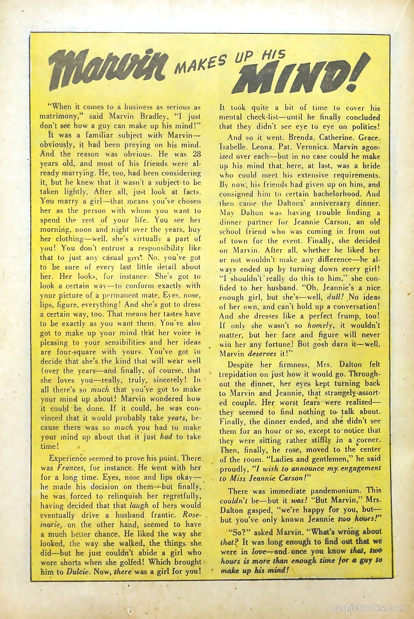 Lovelorn #64 (1955) — page 22 of 36