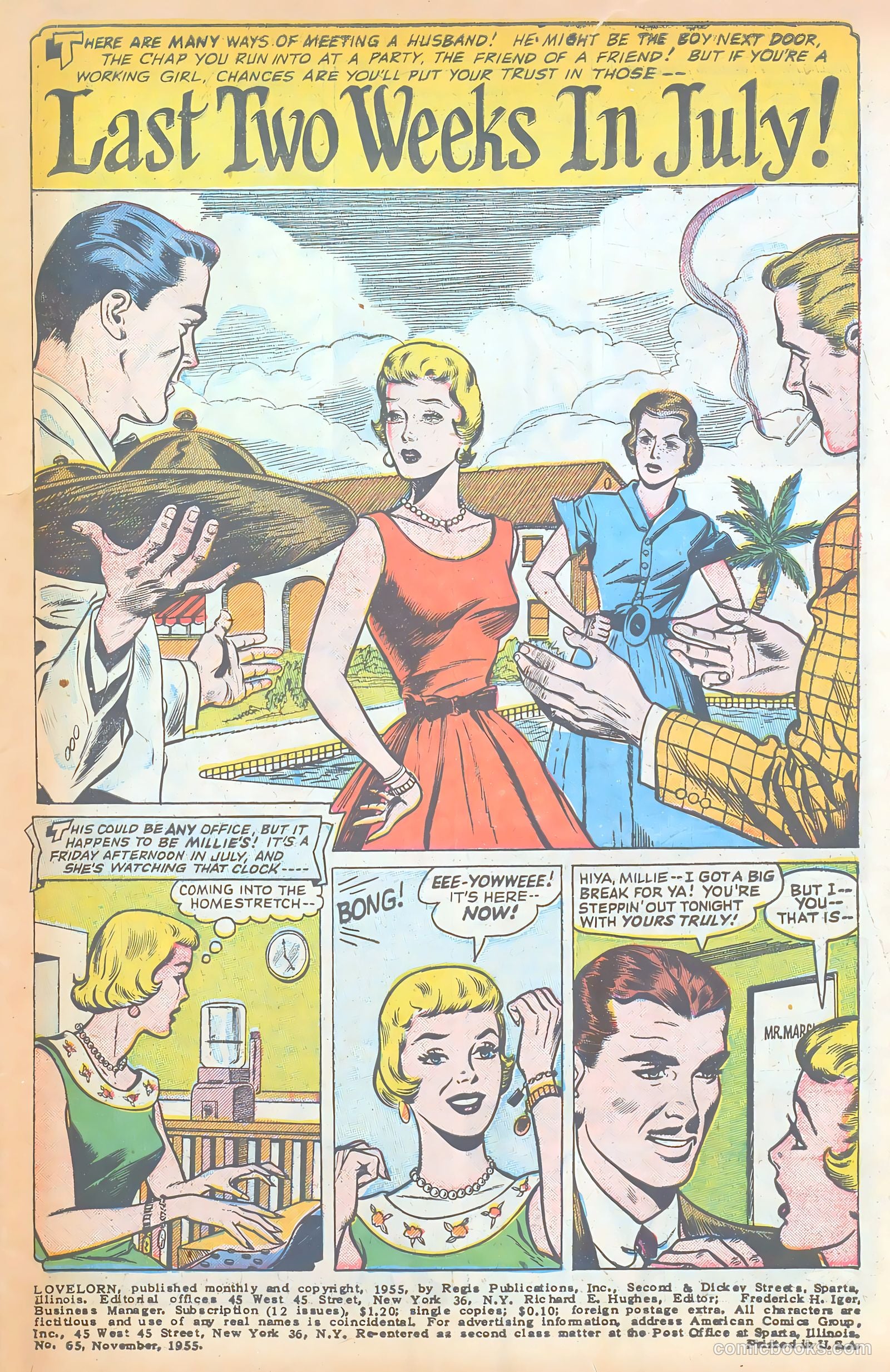 Lovelorn #65 (1955) — page 3 of 36
