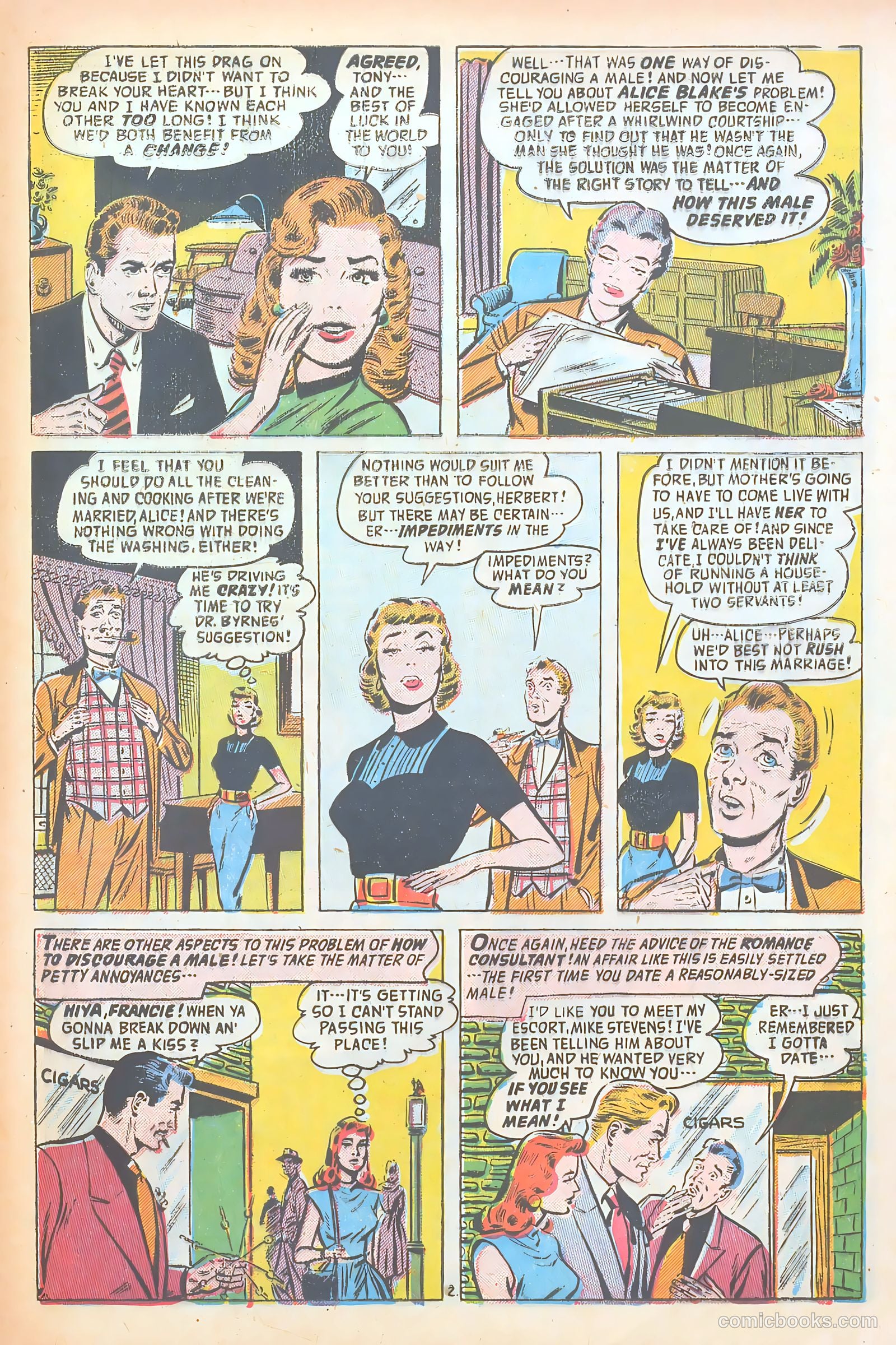 Lovelorn #65 (1955) — page 33 of 36