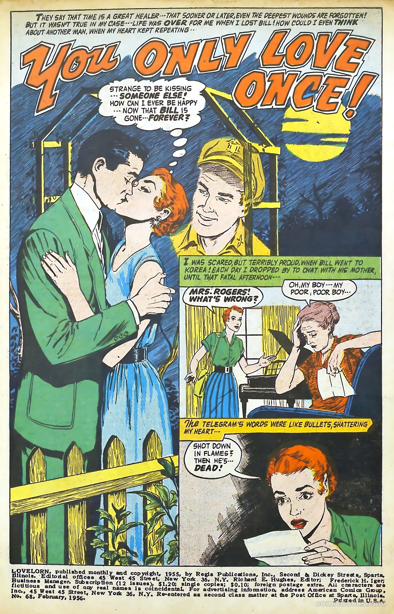 Lovelorn #68 (1956) — page 3 of 36