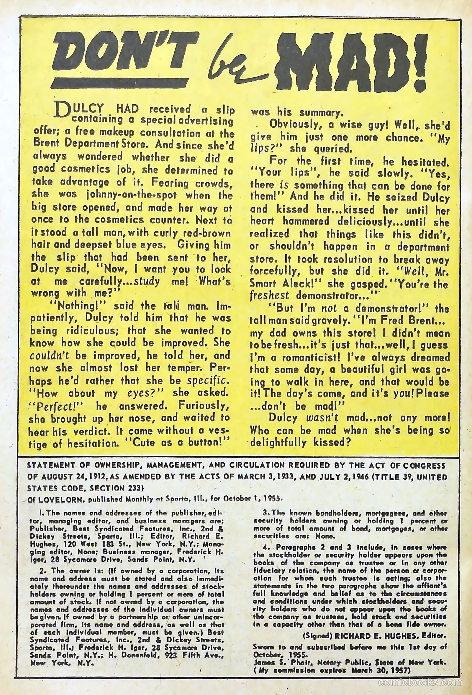 Lovelorn #69 (1956) — page 20 of 36