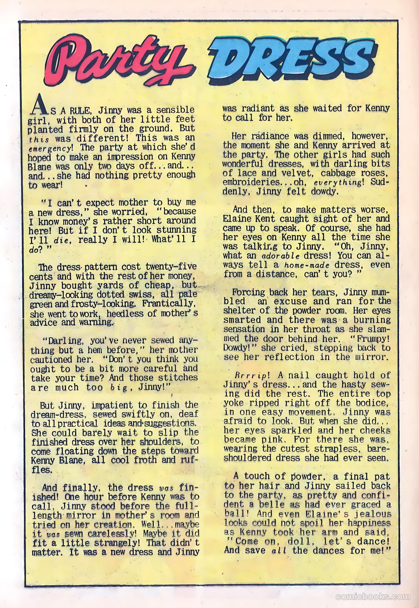 Lovelorn #8 (1950) — page 36 of 52