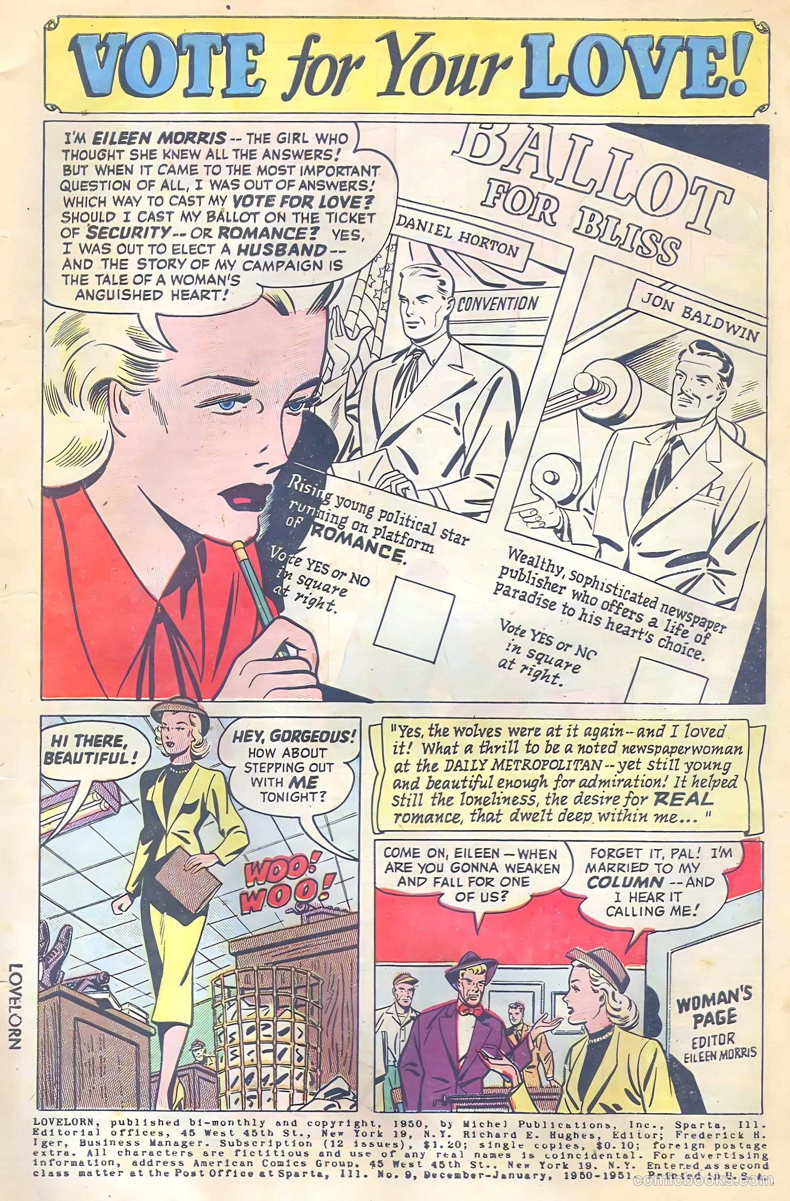 Lovelorn #9 (1950) — page 3 of 52