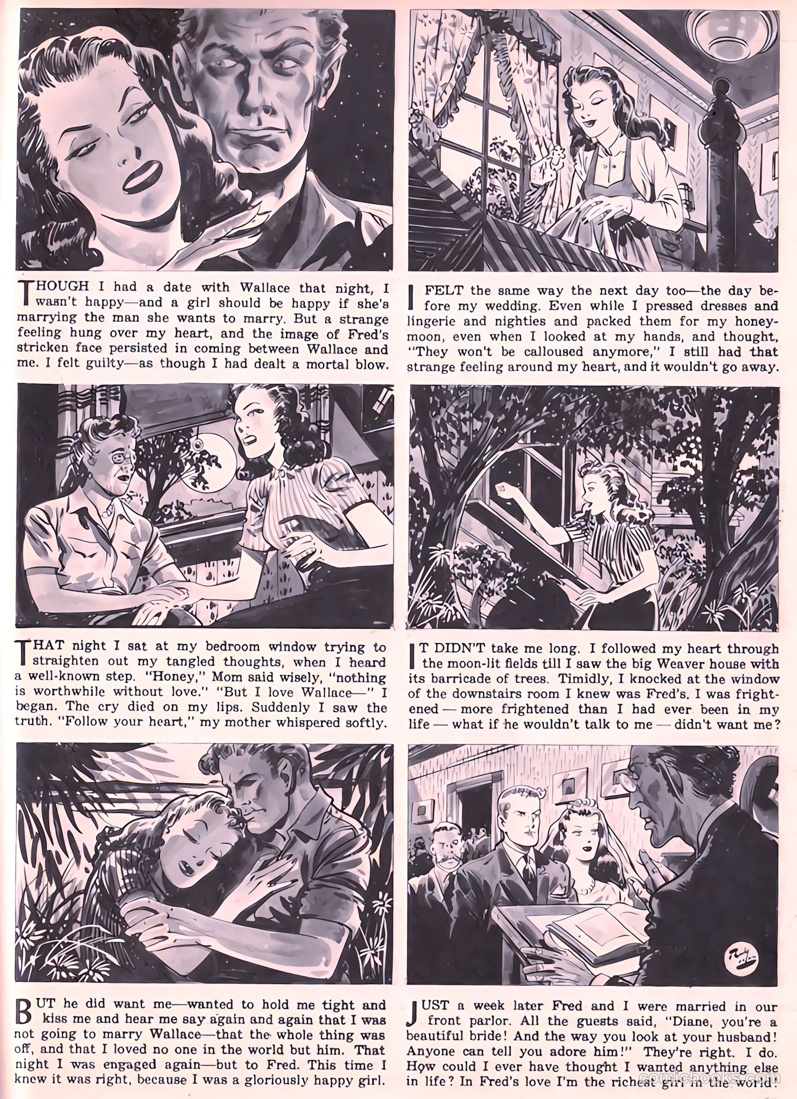 Lovers #1 (1956) — page 6 of 6