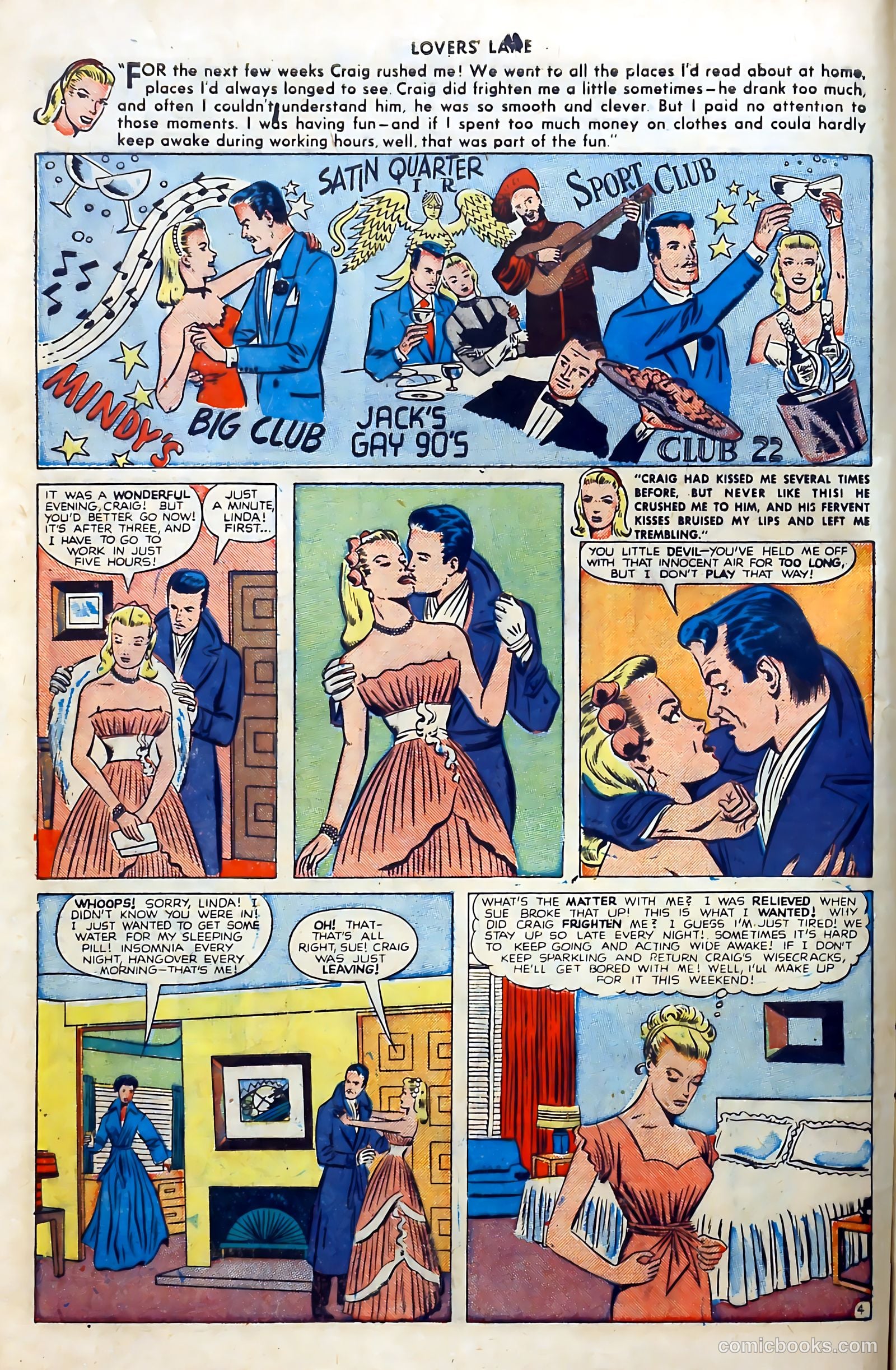 Lovers' Lane #1 (1949) — page 6 of 52