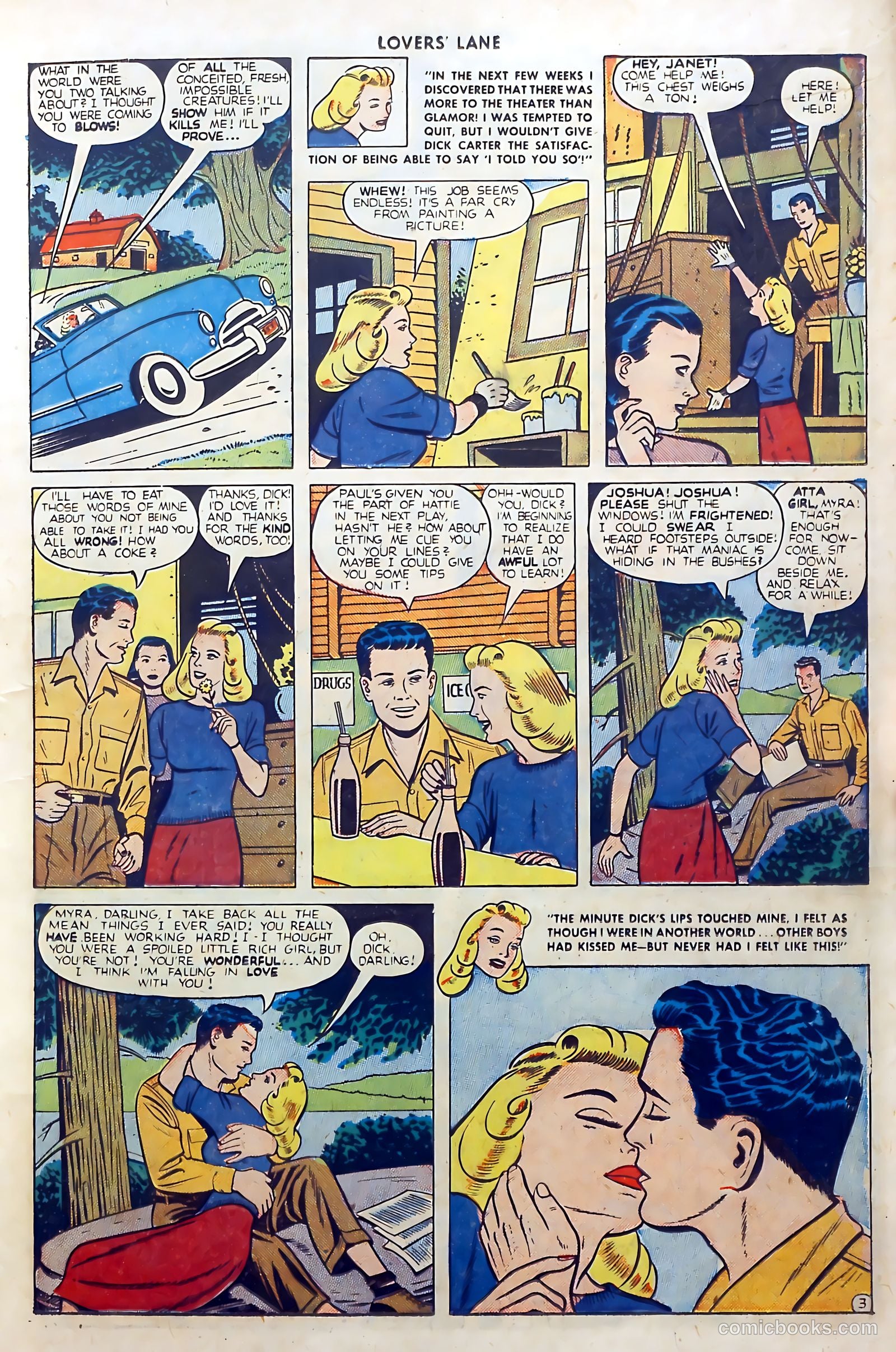 Lovers' Lane #1 (1949) — page 15 of 52
