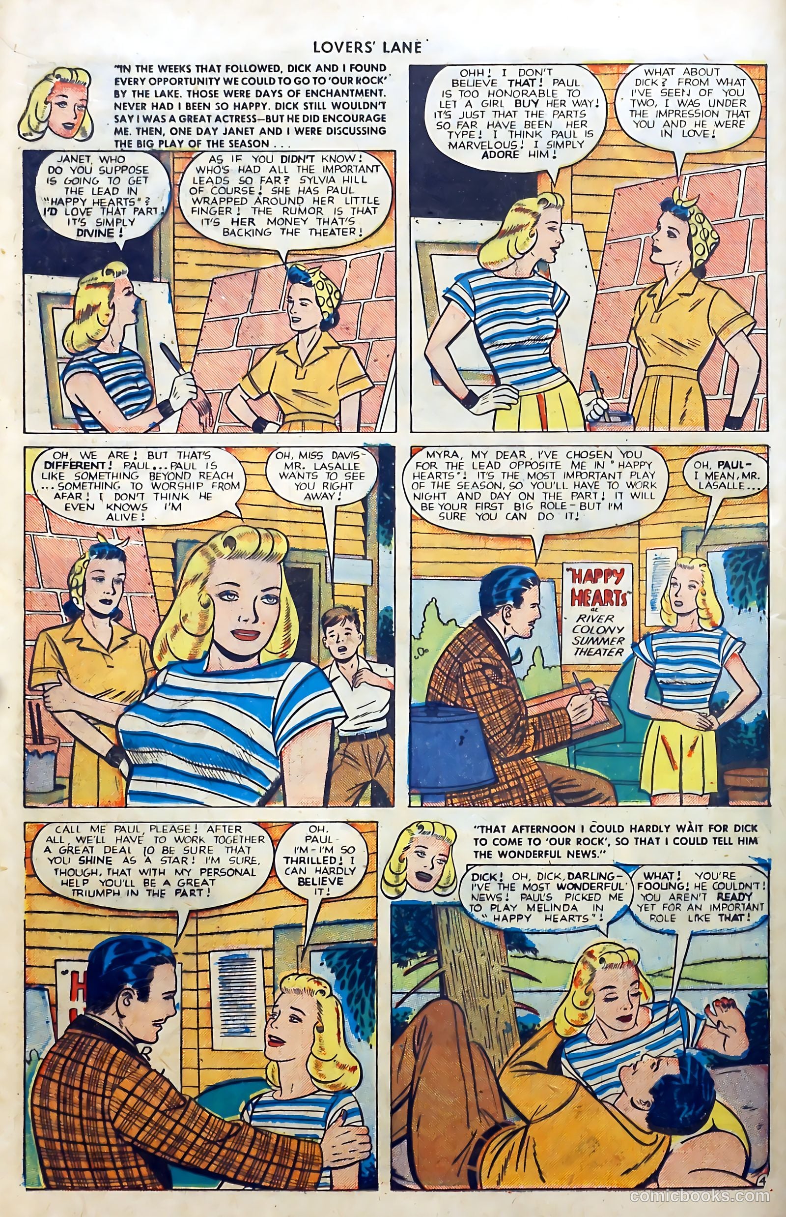 Lovers' Lane #1 (1949) — page 16 of 52
