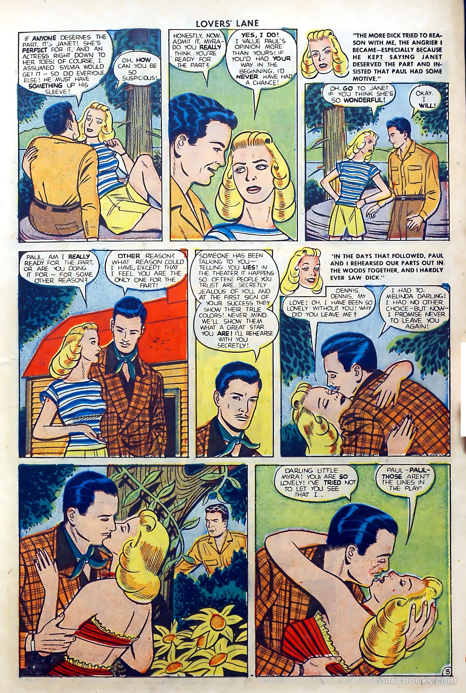 Lovers' Lane #1 (1949) — page 17 of 52