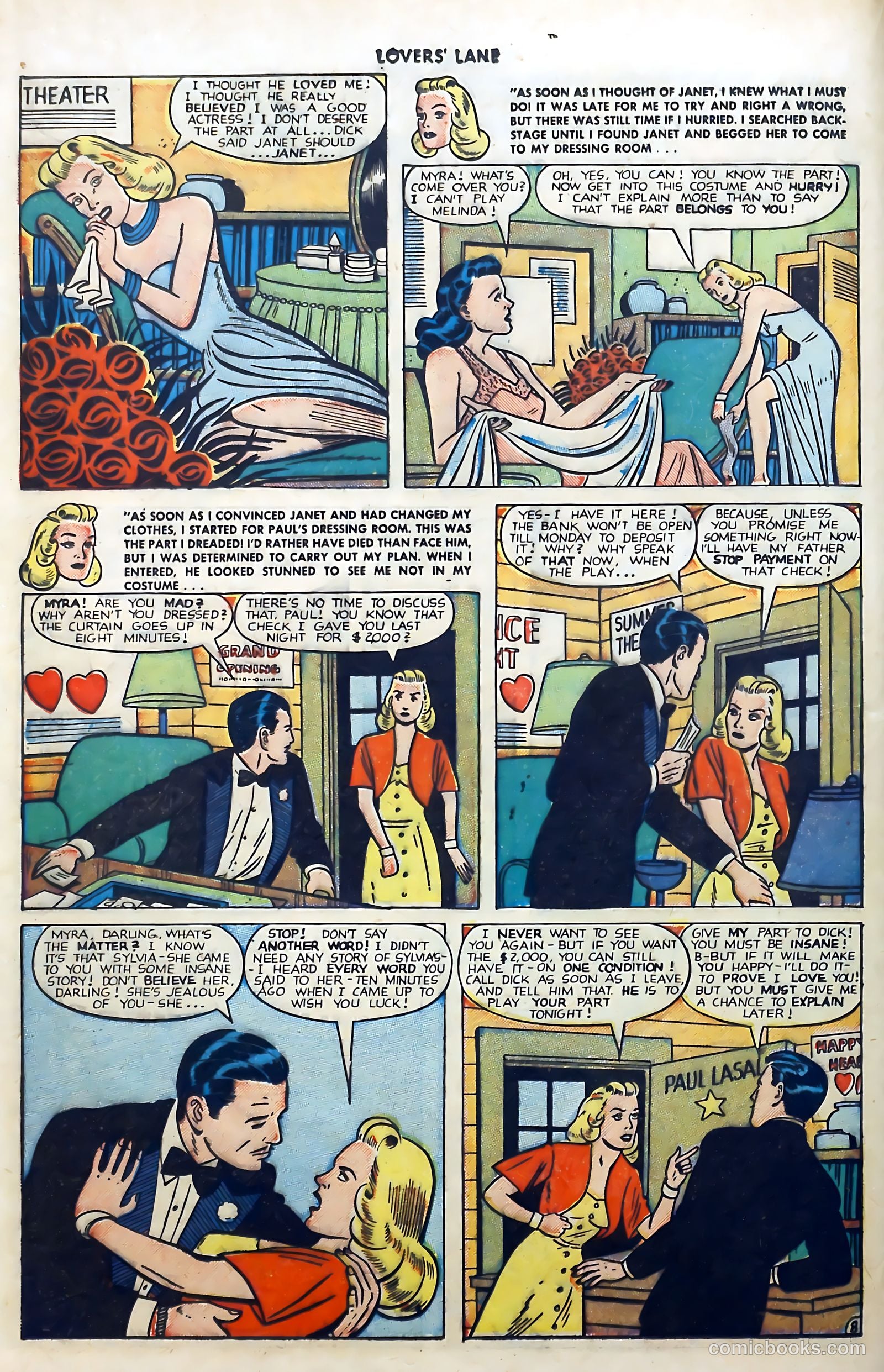 Lovers' Lane #1 (1949) — page 20 of 52