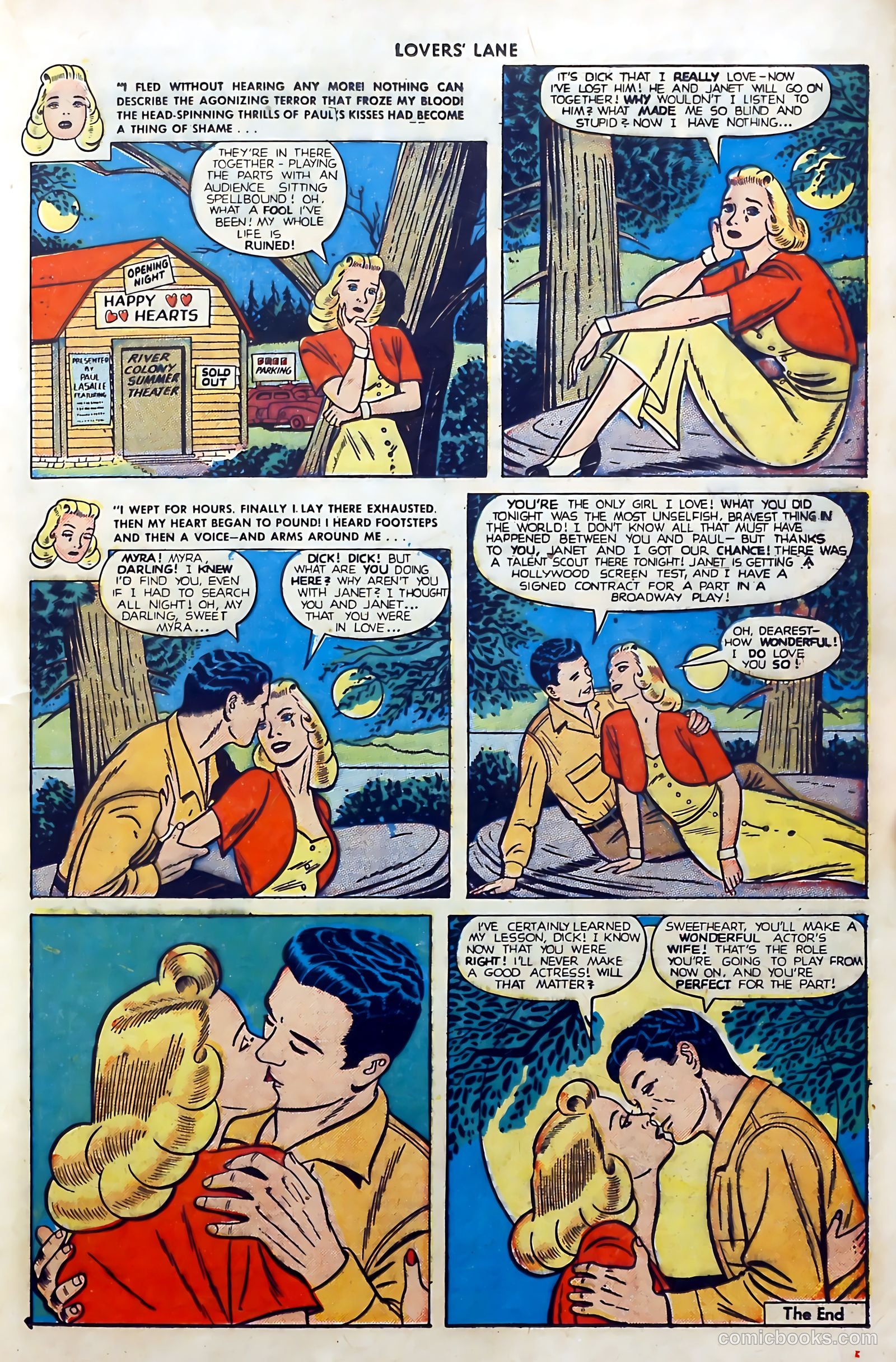 Lovers' Lane #1 (1949) — page 21 of 52