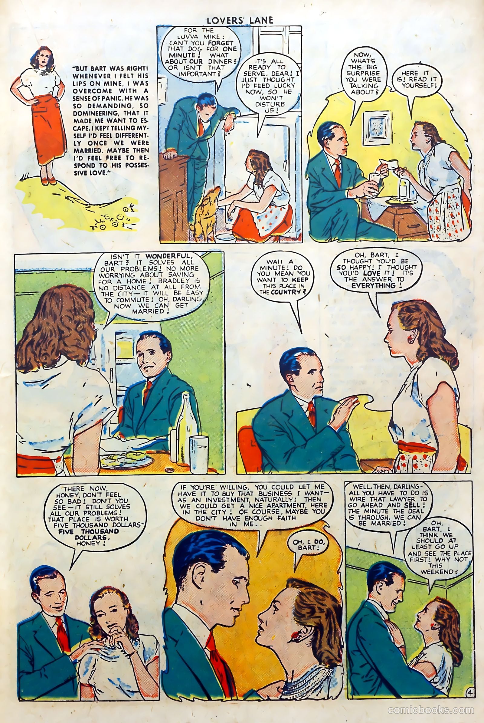 Lovers' Lane #1 (1949) — page 29 of 52