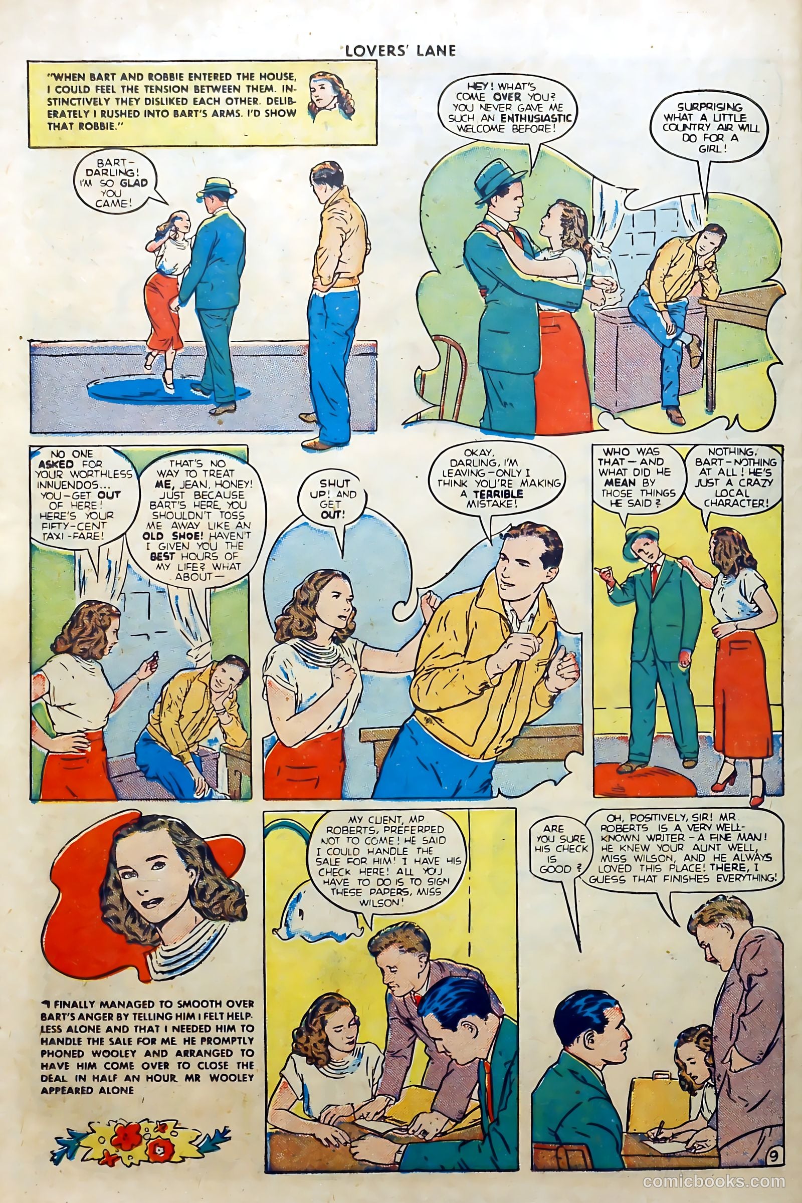 Lovers' Lane #1 (1949) — page 34 of 52