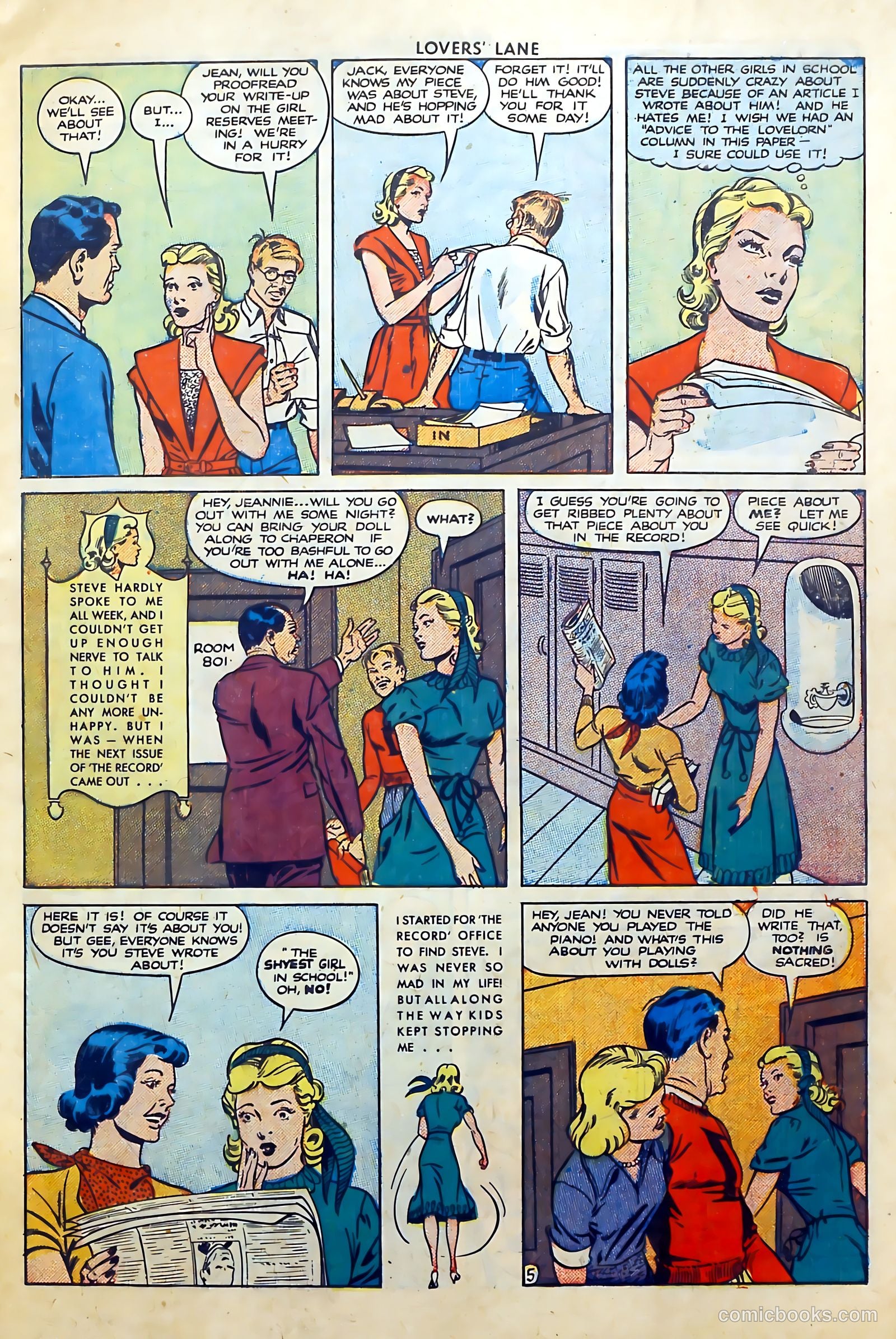 Lovers' Lane #10 (1951) — page 7 of 52