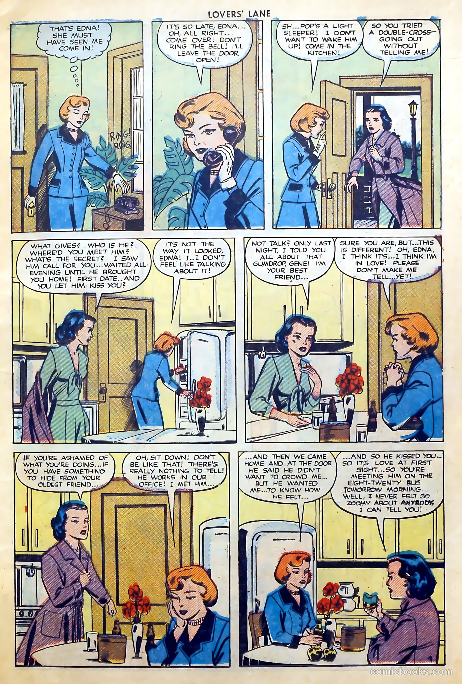 Lovers' Lane #10 (1951) — page 15 of 52
