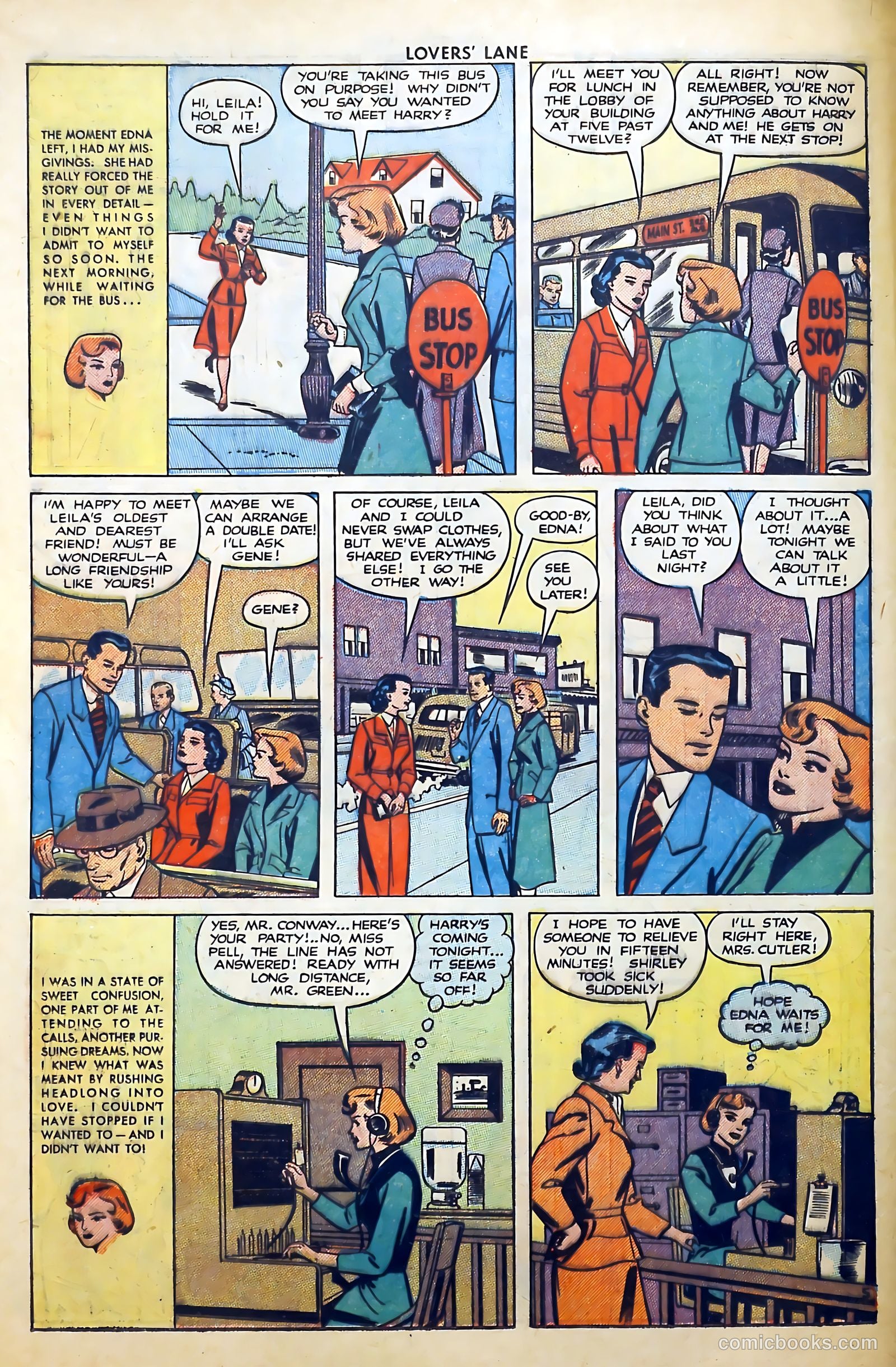 Lovers' Lane #10 (1951) — page 16 of 52