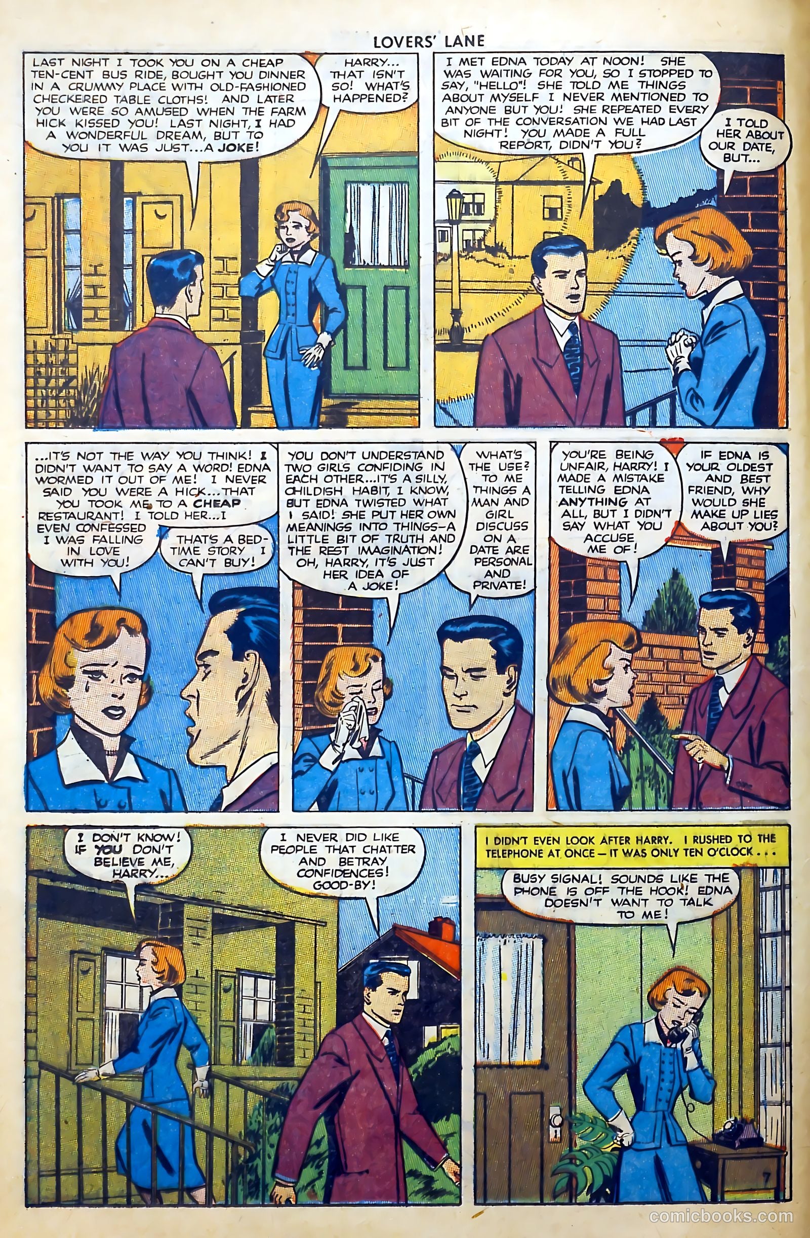 Lovers' Lane #10 (1951) — page 18 of 52