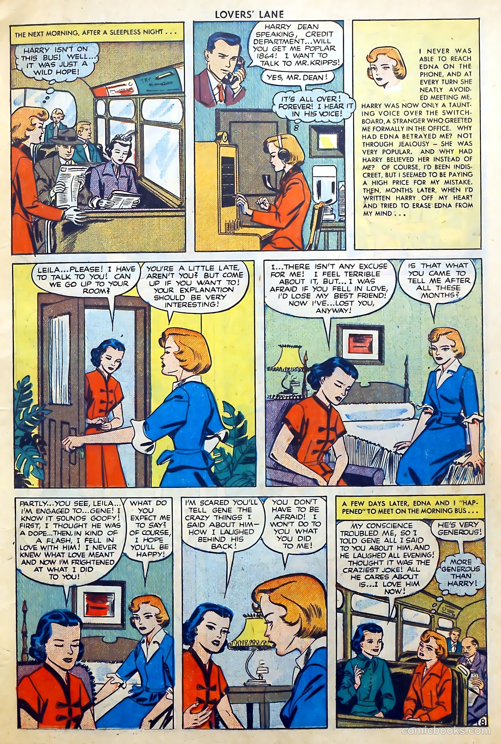 Lovers' Lane #10 (1951) — page 19 of 52