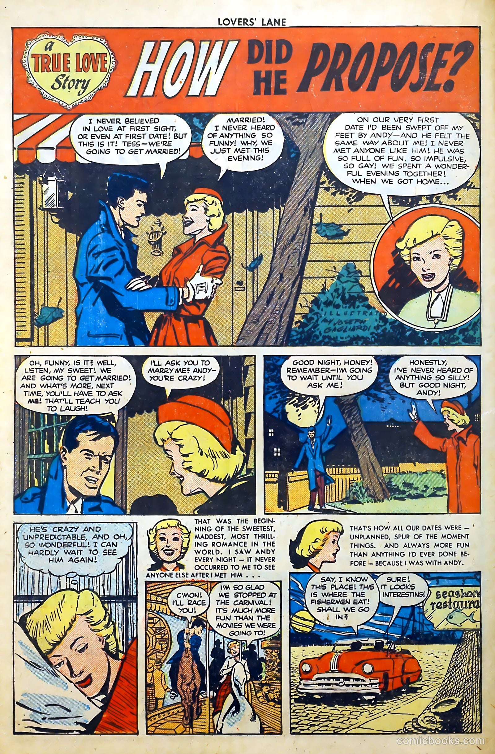 Lovers' Lane #10 (1951) — page 22 of 52