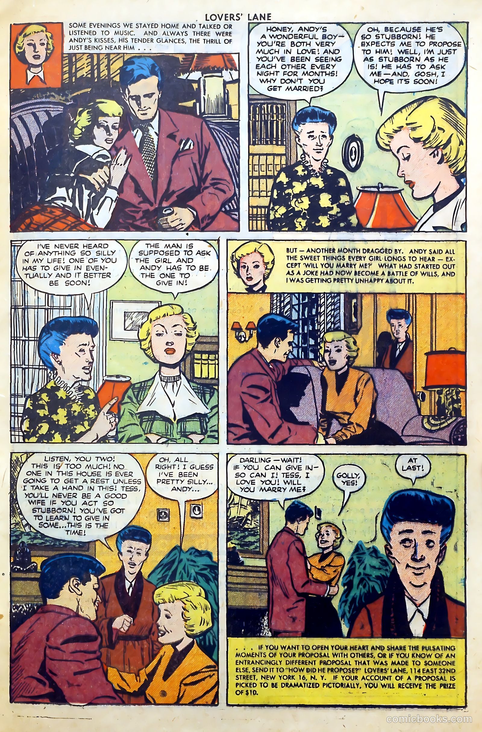 Lovers' Lane #10 (1951) — page 23 of 52
