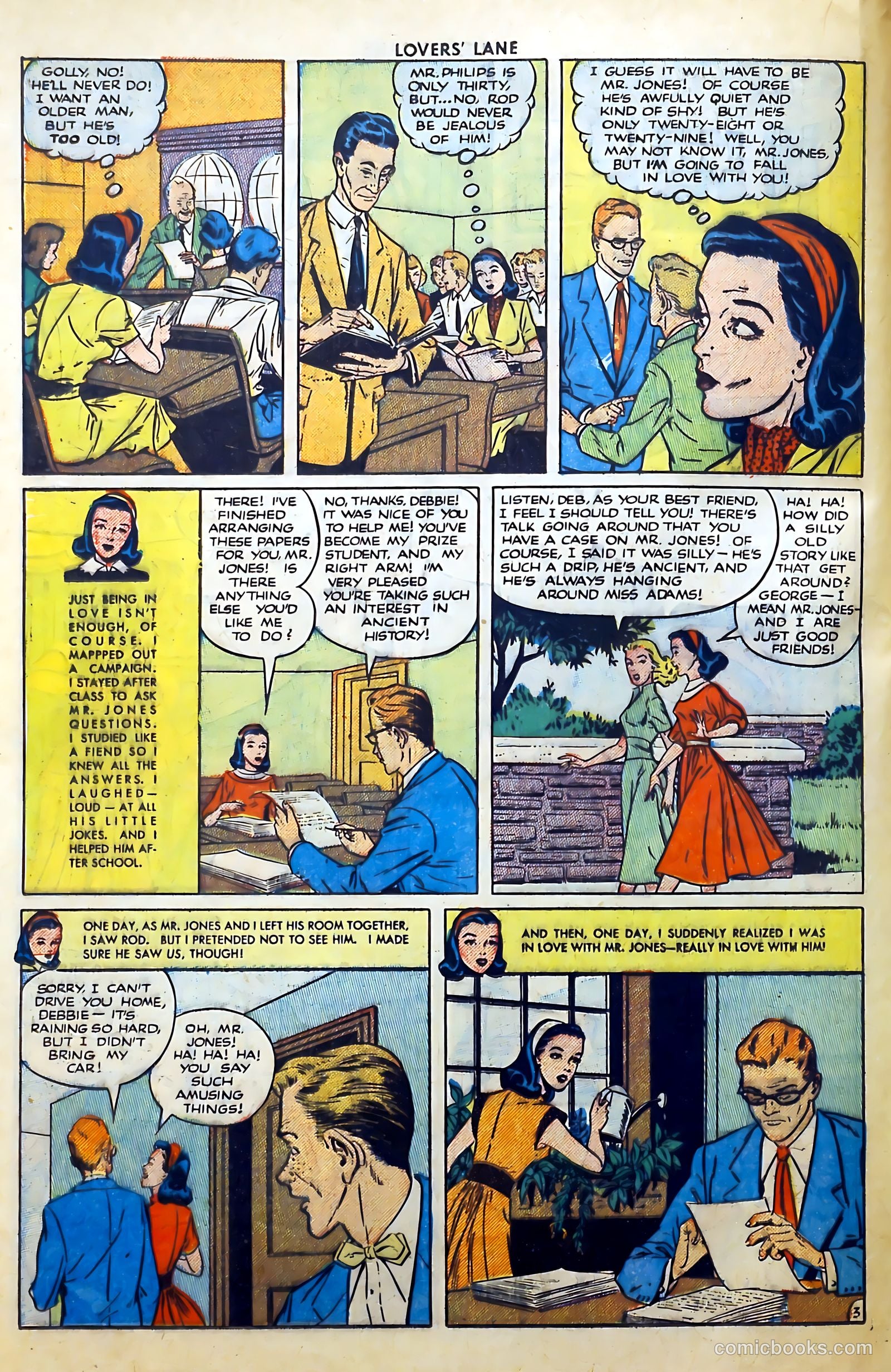 Lovers' Lane #10 (1951) — page 30 of 52