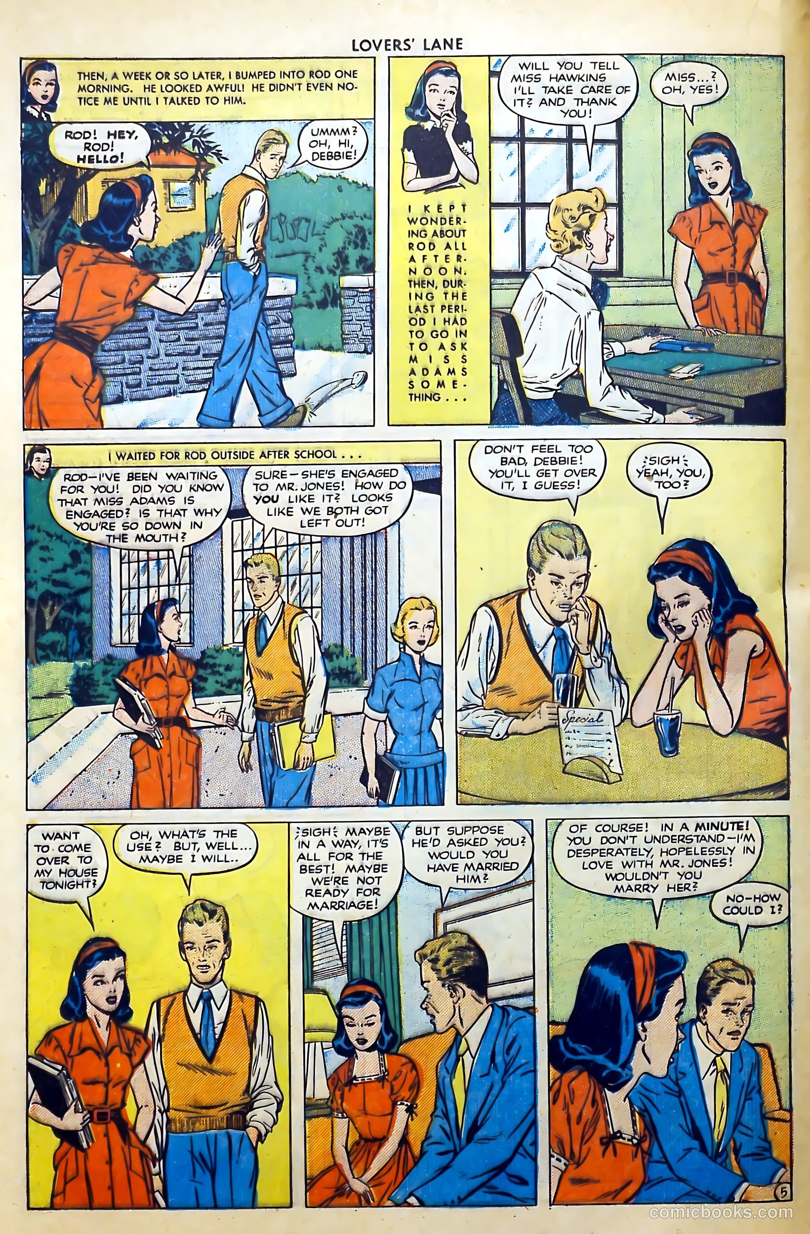 Lovers' Lane #10 (1951) — page 32 of 52