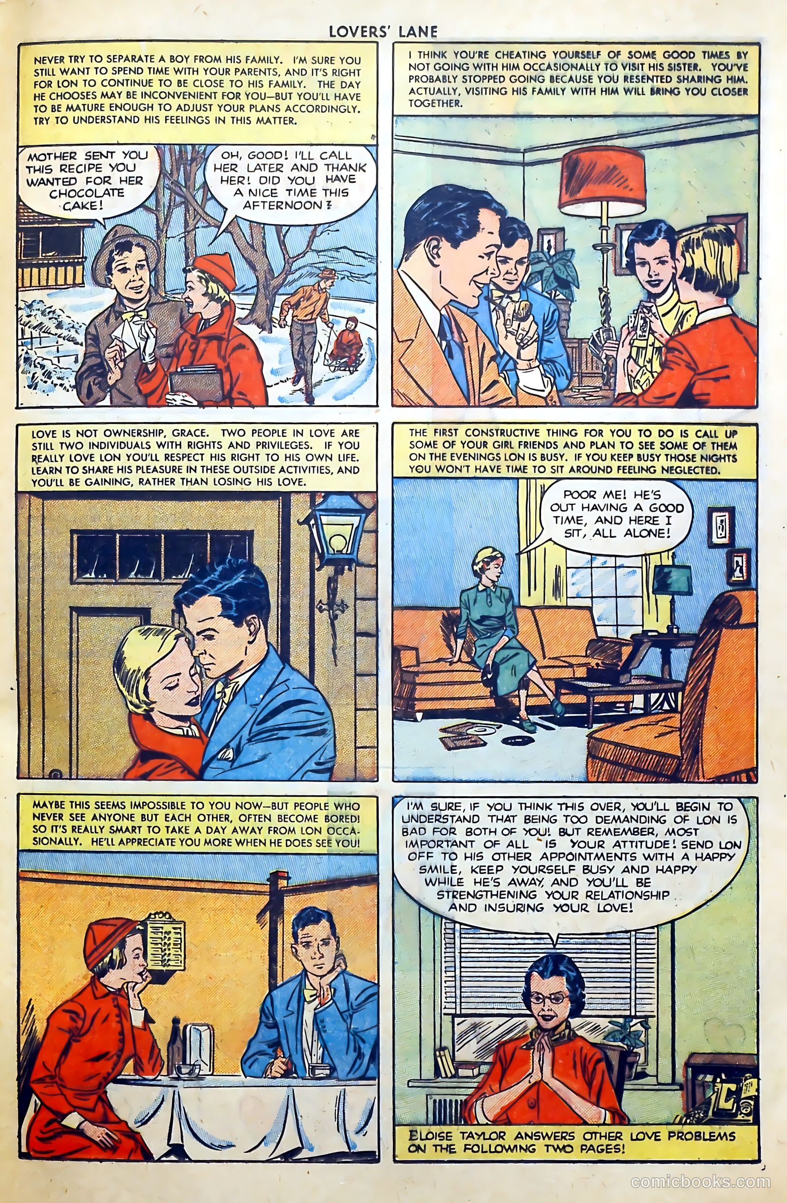 Lovers' Lane #10 (1951) — page 37 of 52