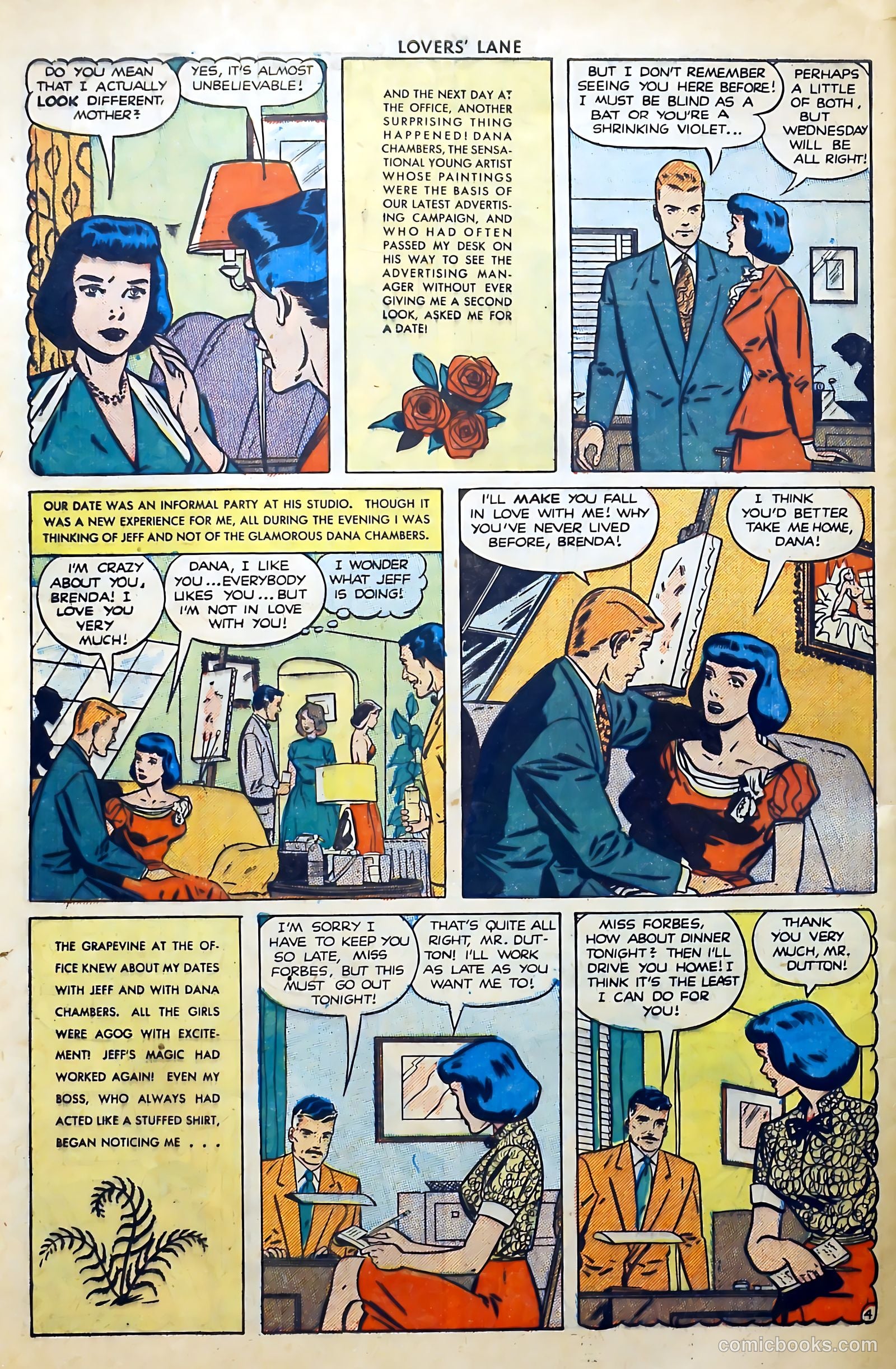 Lovers' Lane #10 (1951) — page 44 of 52